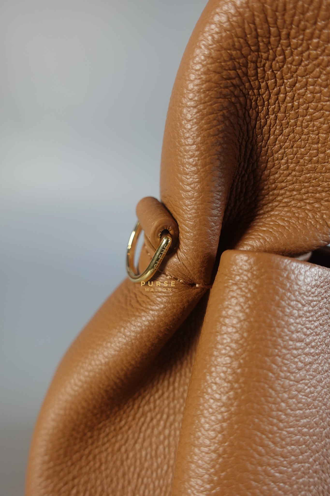 Numero Neuf Mini in Camel Grain Leather Bag | Purse Maison Luxury Bags Shop