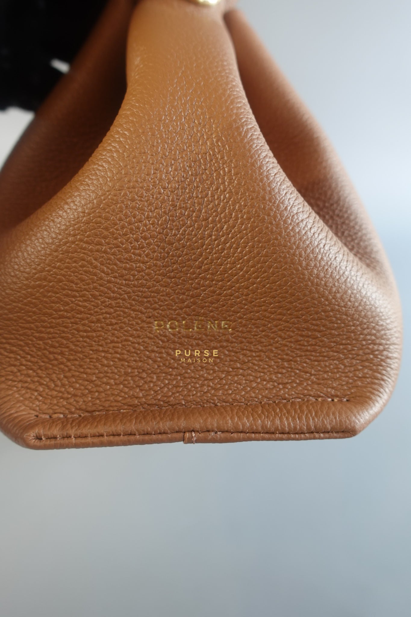 Numero Neuf Mini in Camel Grain Leather Bag | Purse Maison Luxury Bags Shop