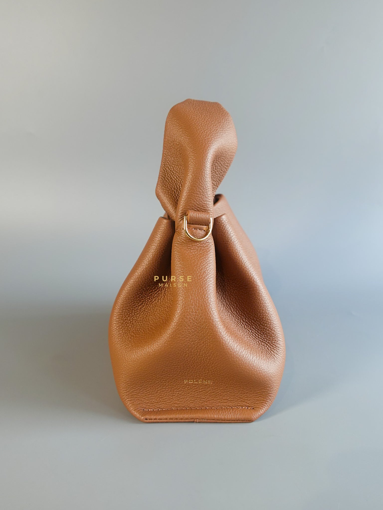 Numero Neuf Mini in Camel Grain Leather Bag | Purse Maison Luxury Bags Shop