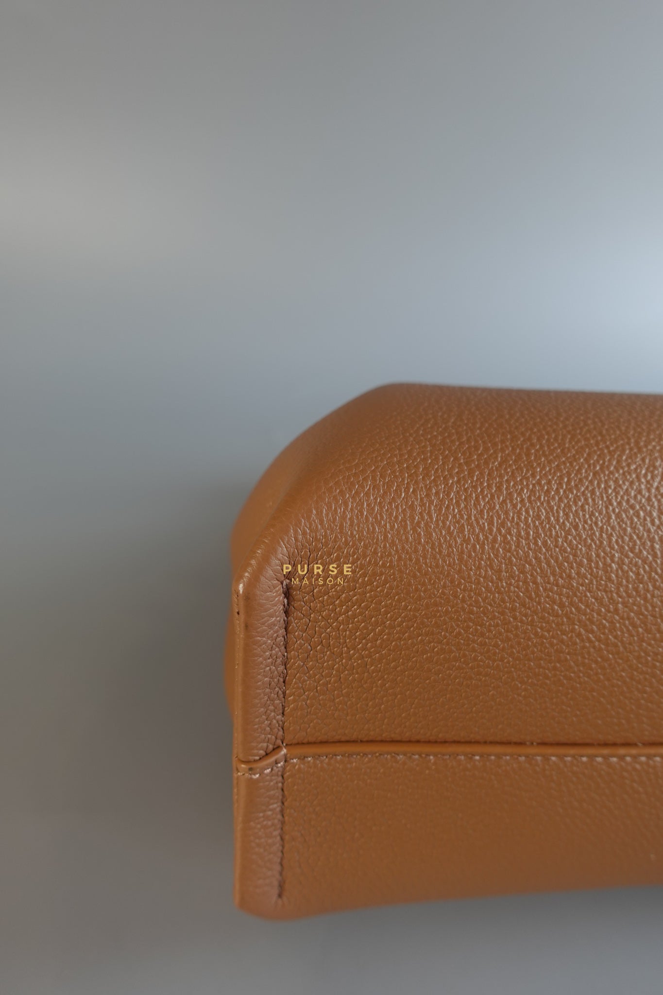 Numero Neuf Mini in Camel Grain Leather Bag | Purse Maison Luxury Bags Shop