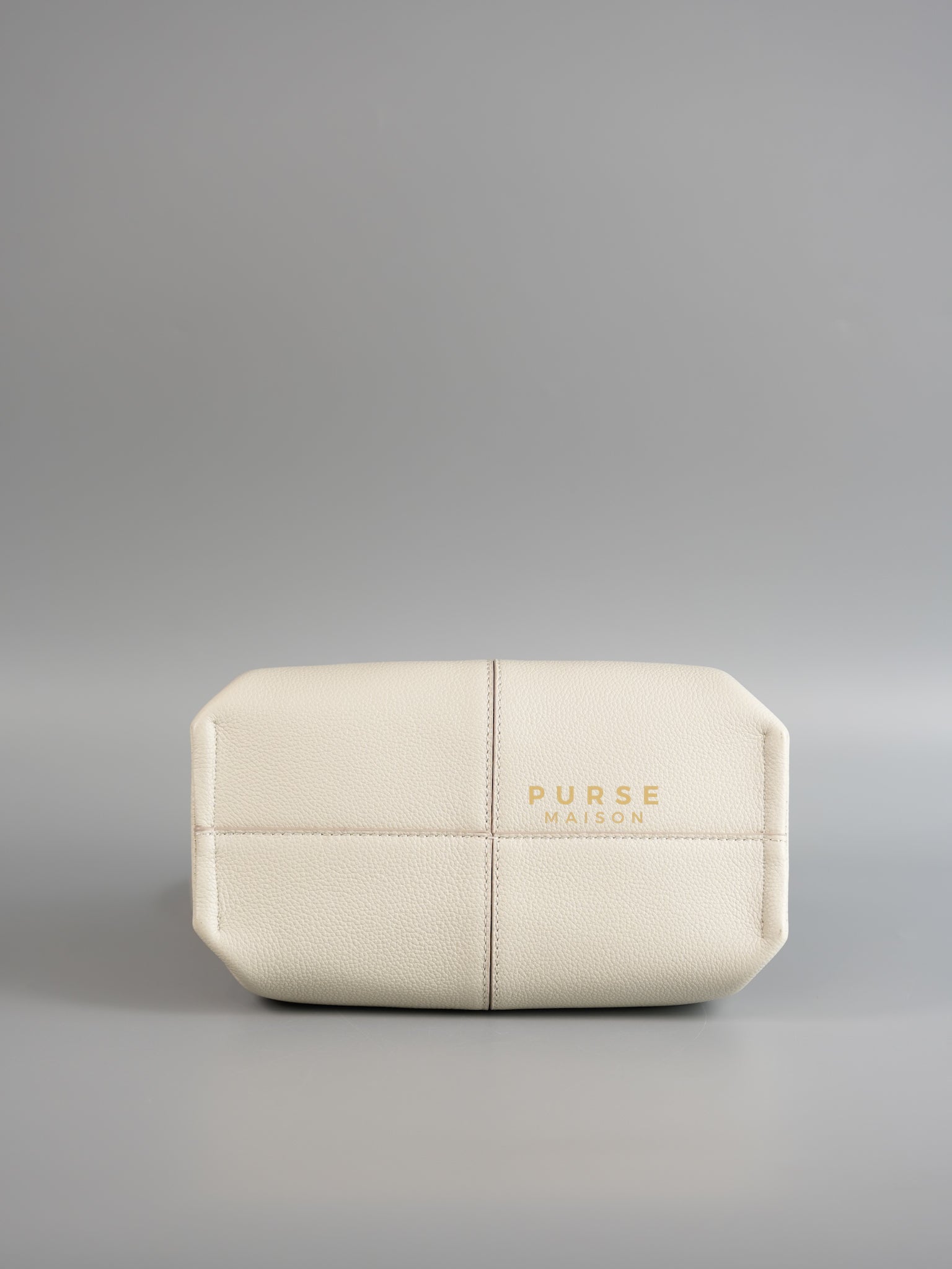 Numero Neuf Mini in Chalk Graine Leather Bag | Purse Maison Luxury Bags Shop