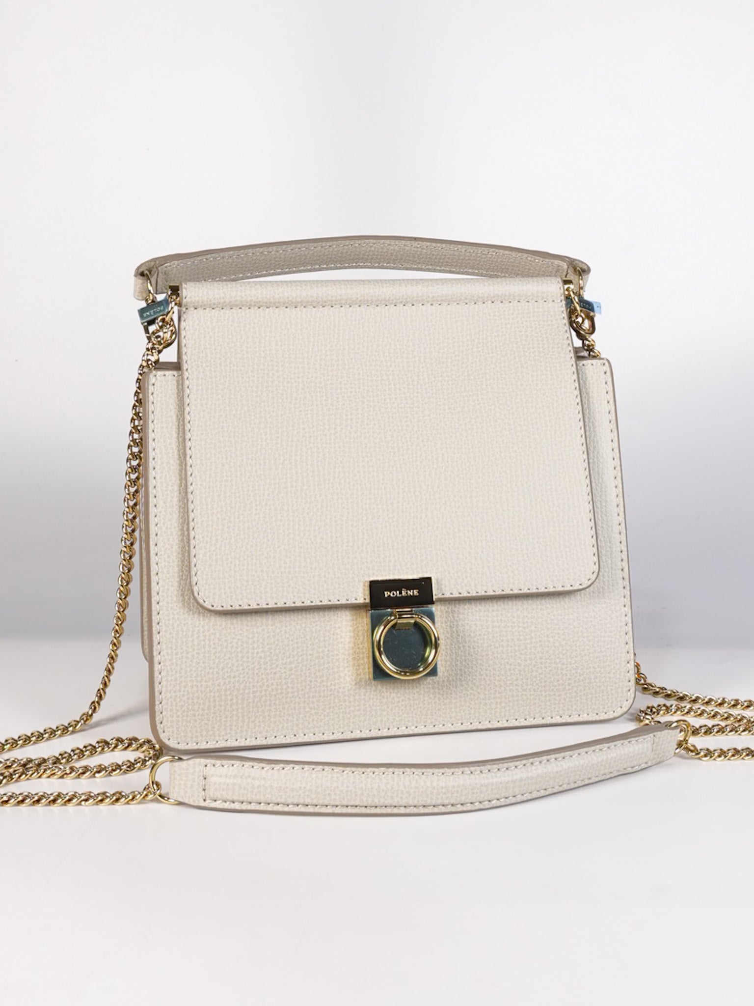 Numero Sept Mini in Craie Grane Leather | Purse Maison Luxury Bags Shop