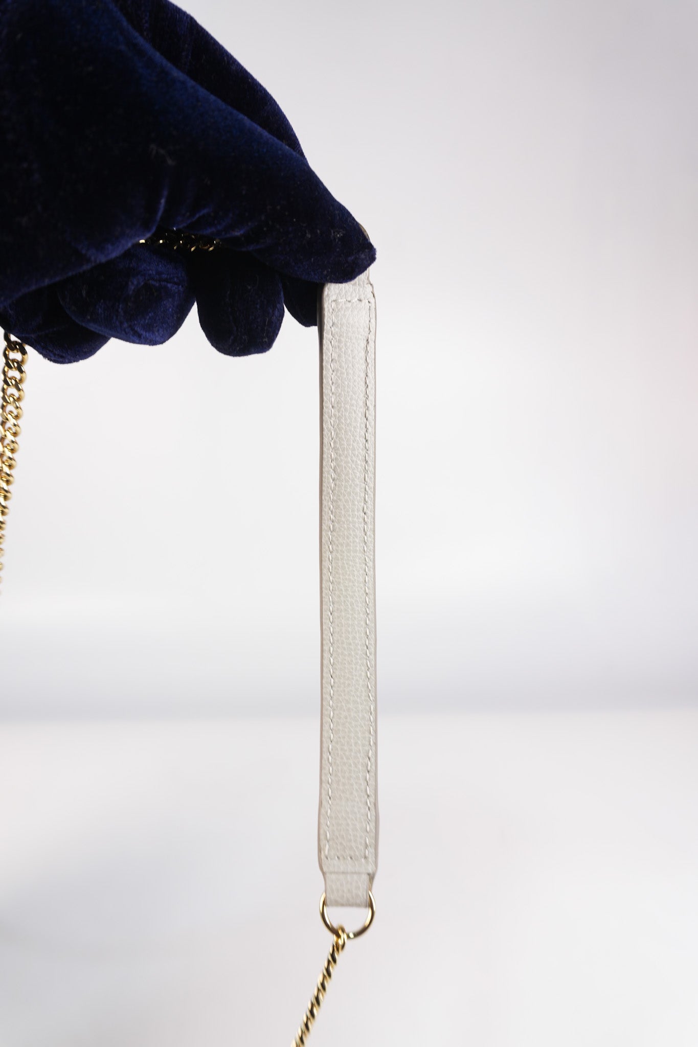 Numero Sept Mini in Craie Grane Leather | Purse Maison Luxury Bags Shop