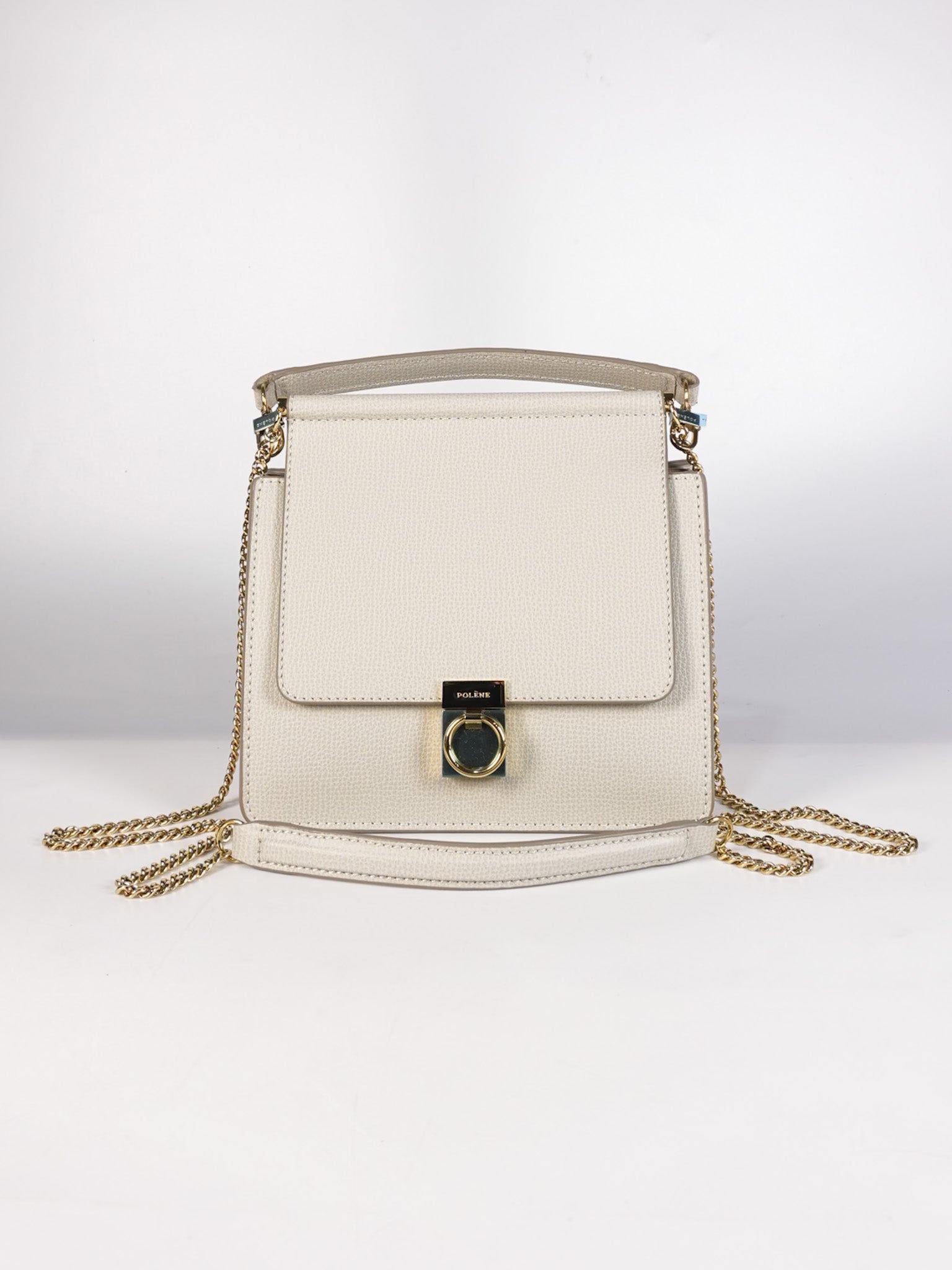 Numero Sept Mini in Craie Grane Leather | Purse Maison Luxury Bags Shop