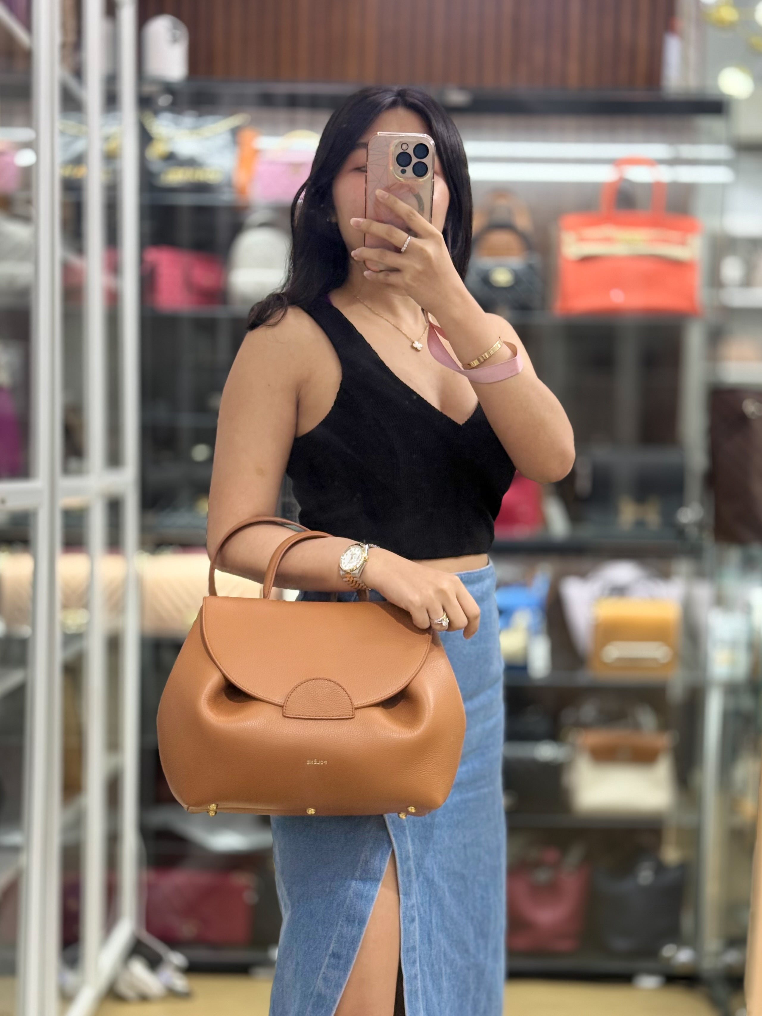 Numero Un Caramel Crossbody/Bodybag | Purse Maison Luxury Bags Shop