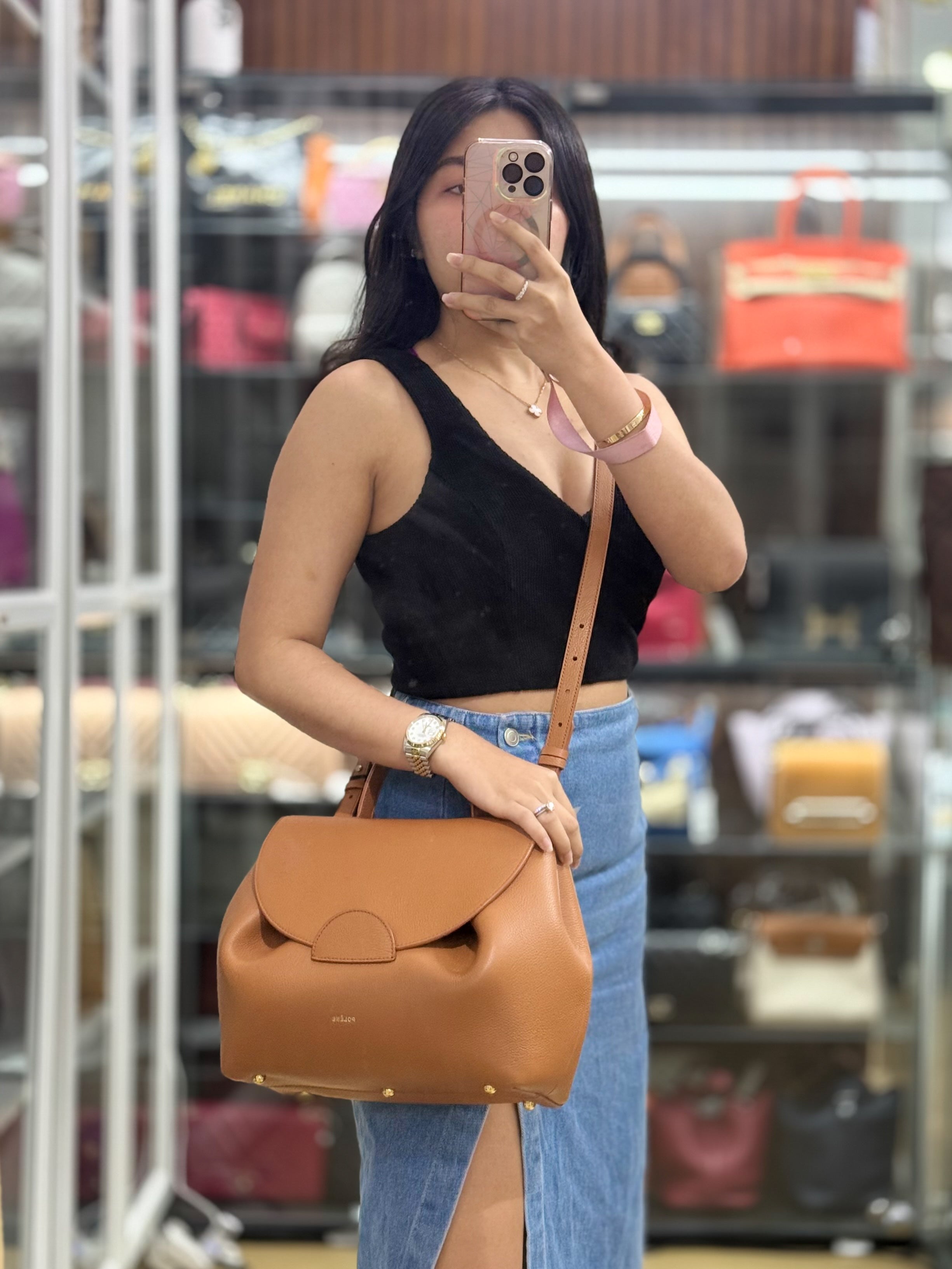 Numero Un Caramel Crossbody/Bodybag | Purse Maison Luxury Bags Shop