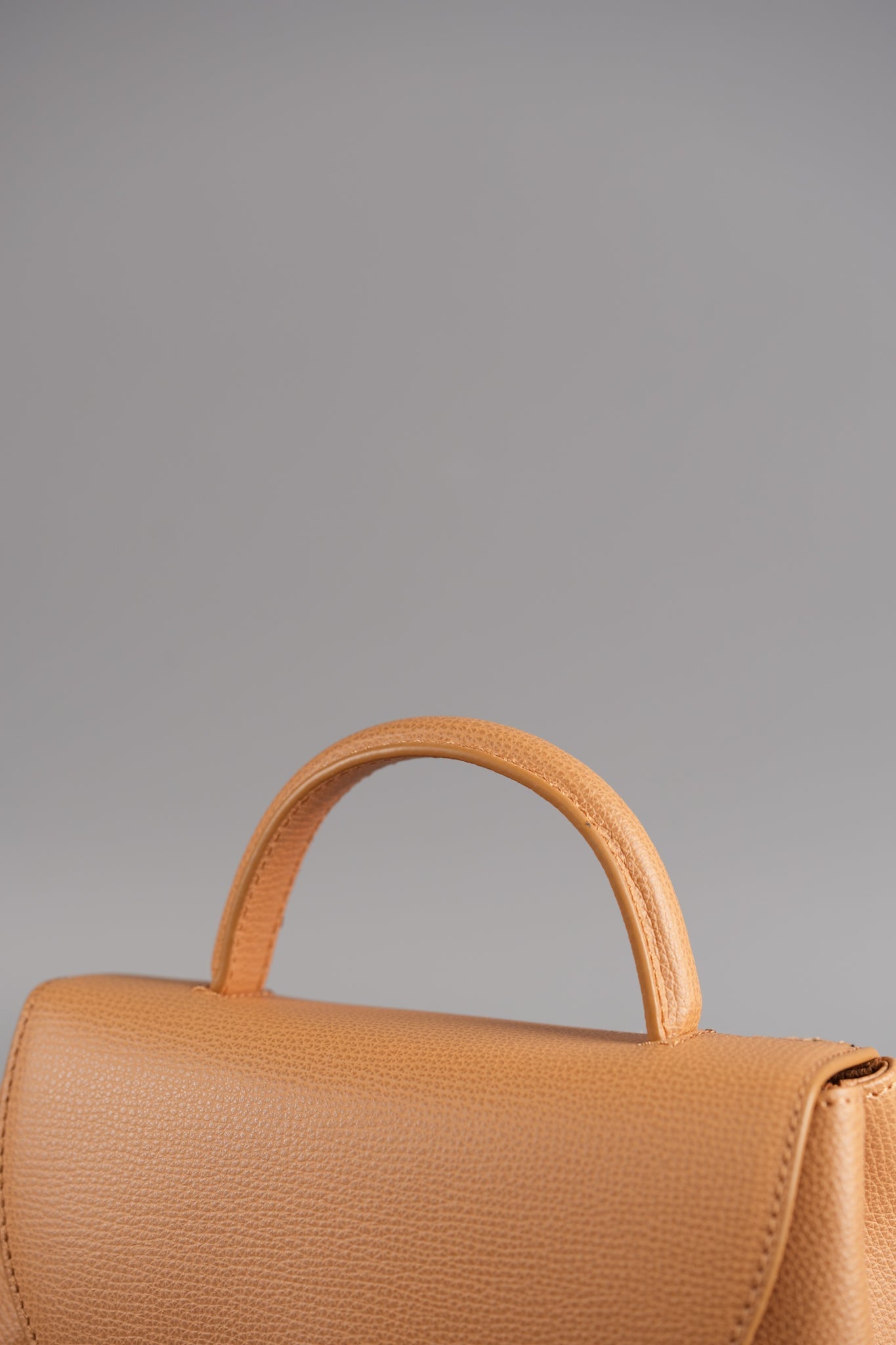 Numero Un Nano in Tan Graine Leather Bag | Purse Maison Luxury Bags Shop