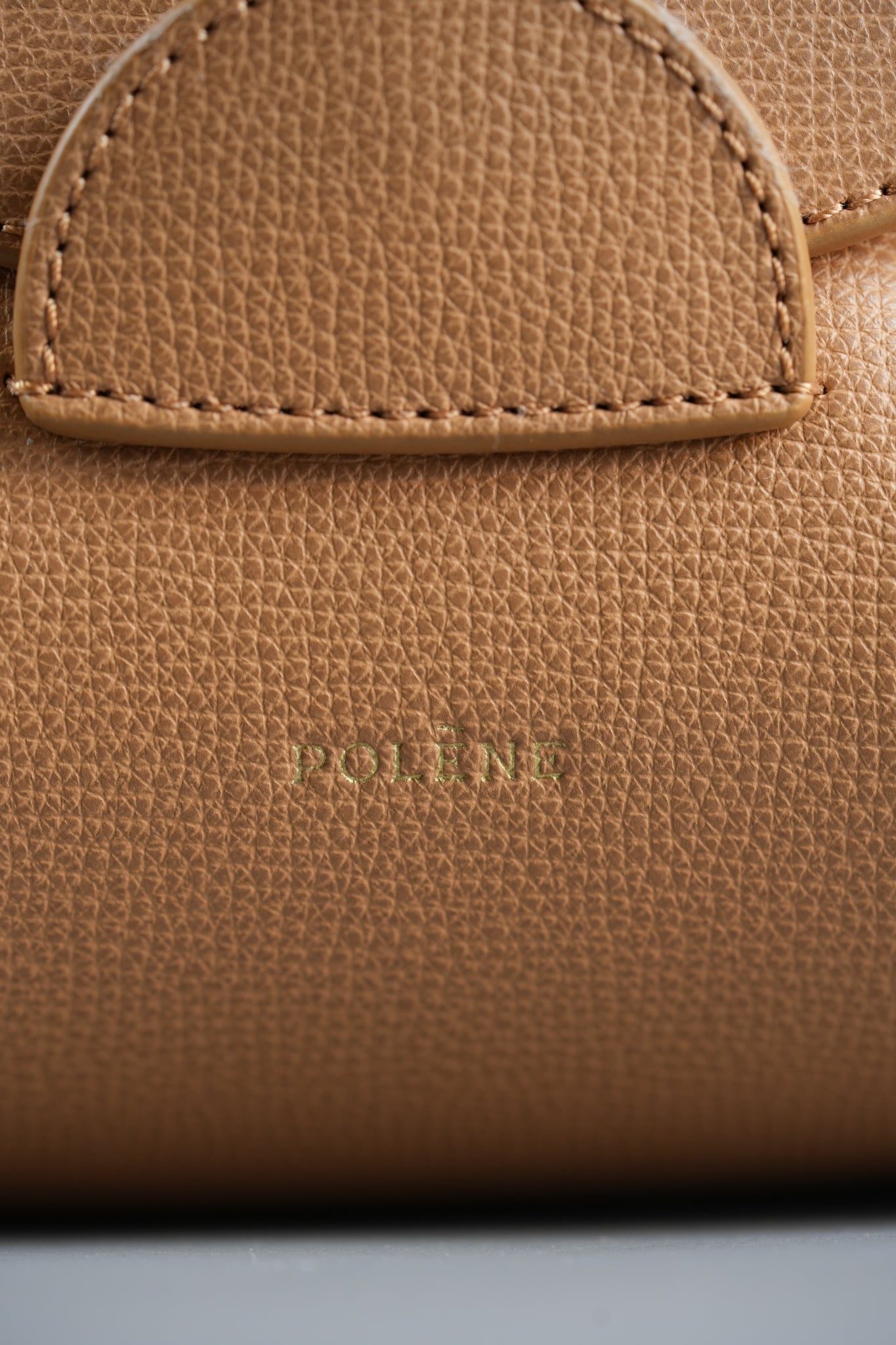 Numero Un Nano in Tan Graine Leather Bag | Purse Maison Luxury Bags Shop