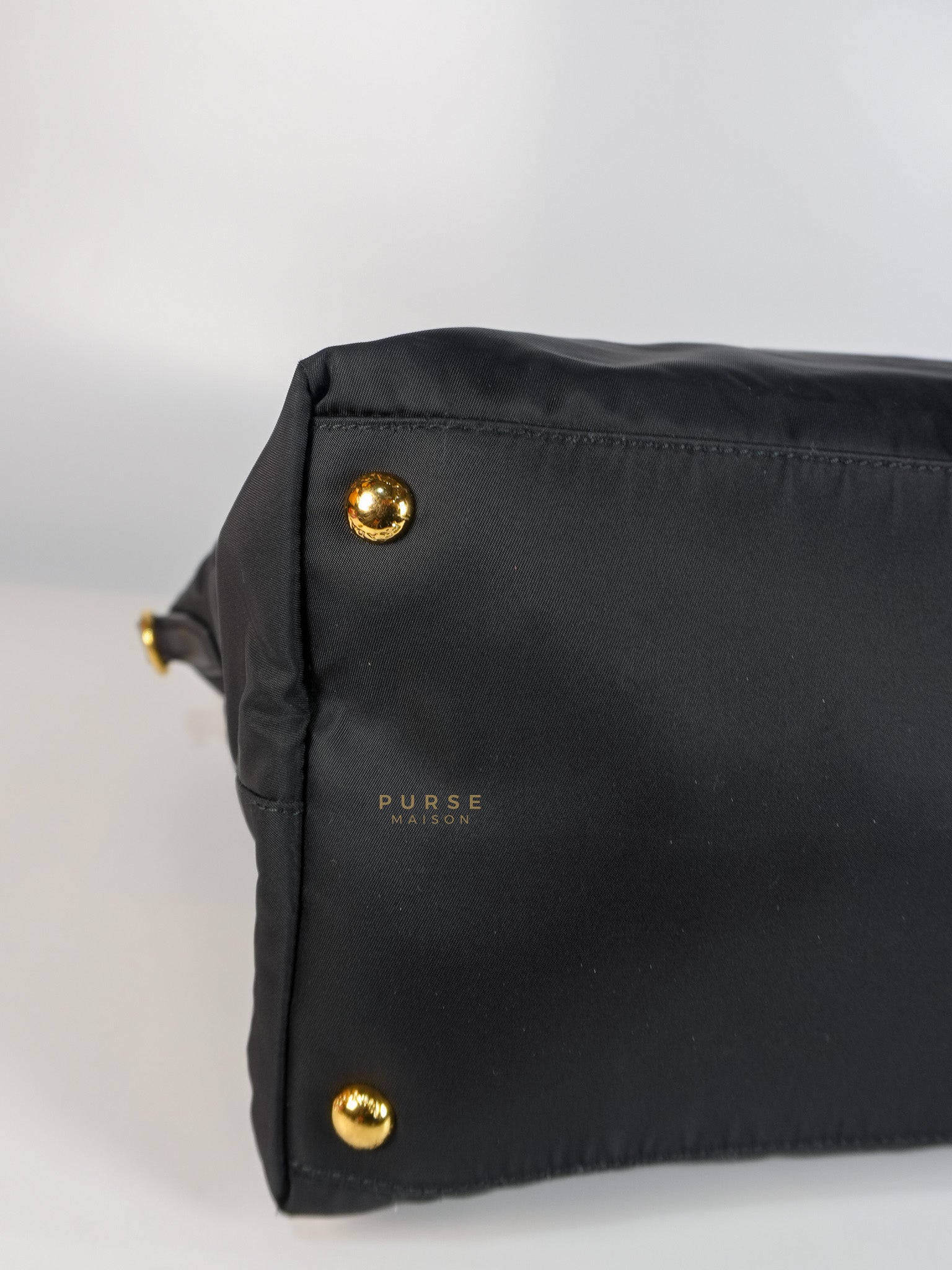 Nylon Tessuto Tote Bag in Black | Purse Maison Luxury Bags Shop