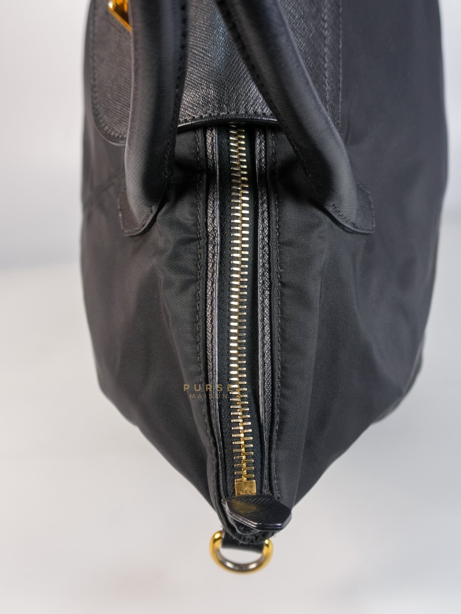 Nylon Tessuto Tote Bag in Black | Purse Maison Luxury Bags Shop