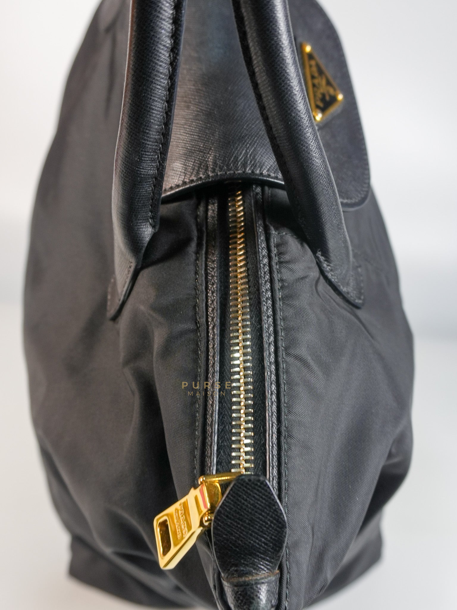 Nylon Tessuto Tote Bag in Black | Purse Maison Luxury Bags Shop
