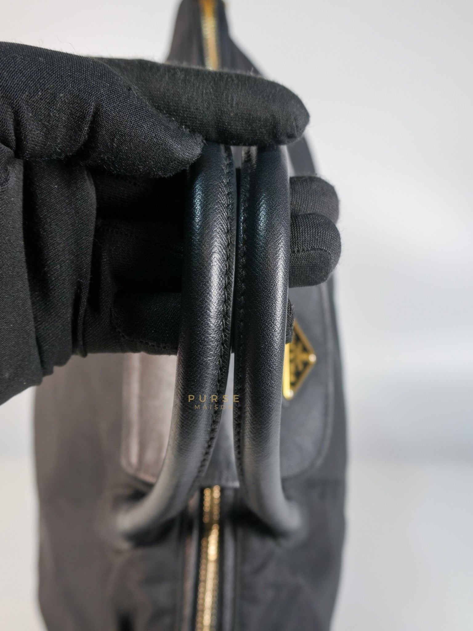 Nylon Tessuto Tote Bag in Black | Purse Maison Luxury Bags Shop