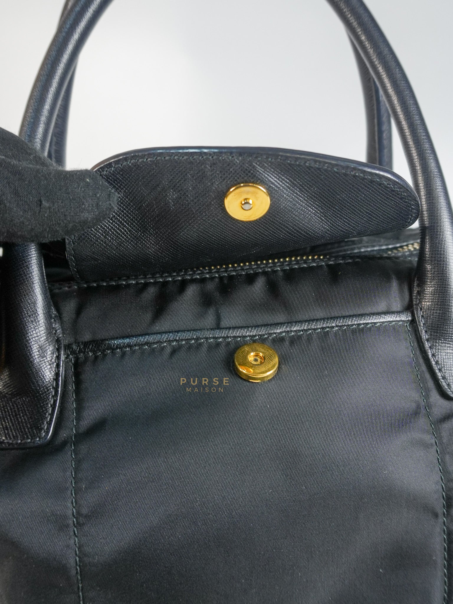 Nylon Tessuto Tote Bag in Black | Purse Maison Luxury Bags Shop