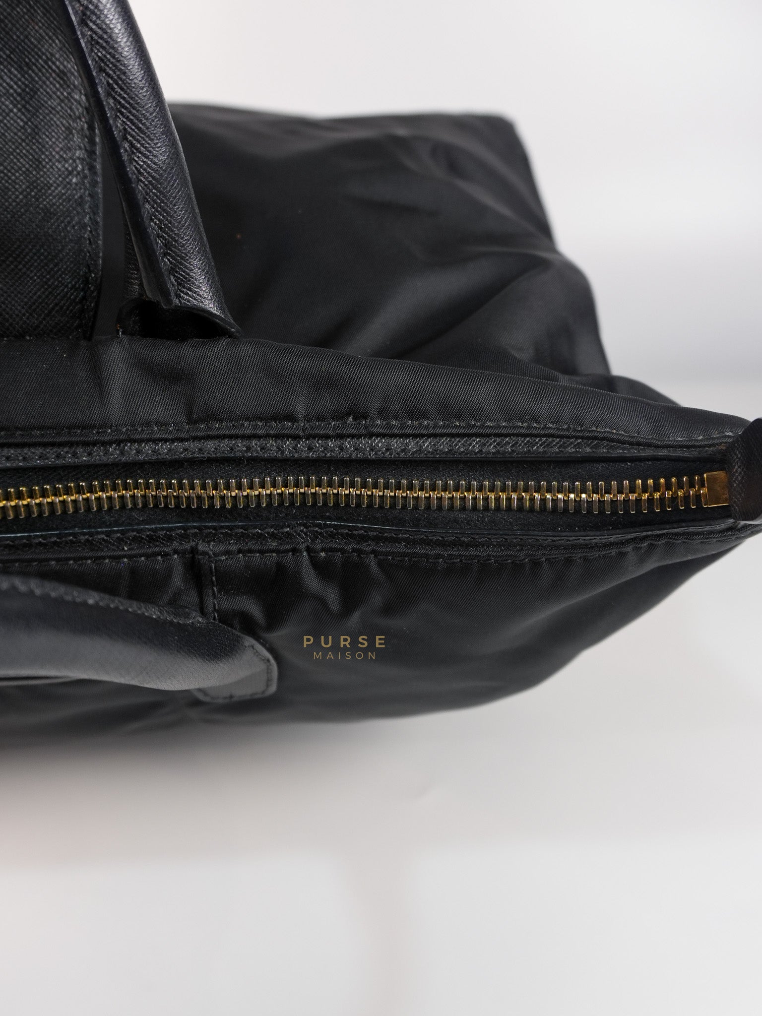 Nylon Tessuto Tote Bag in Black | Purse Maison Luxury Bags Shop