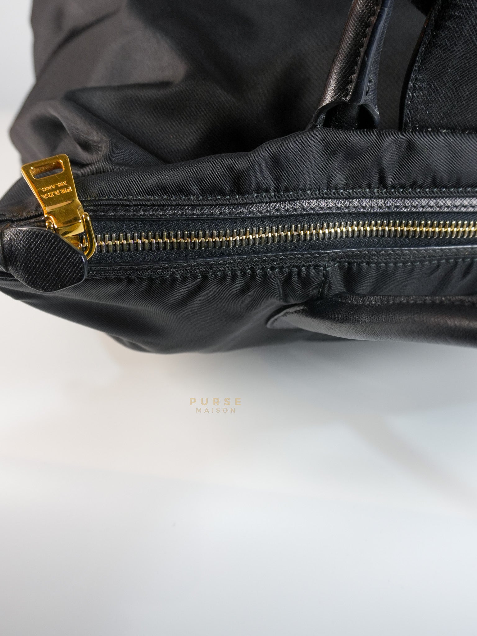 Nylon Tessuto Tote Bag in Black | Purse Maison Luxury Bags Shop