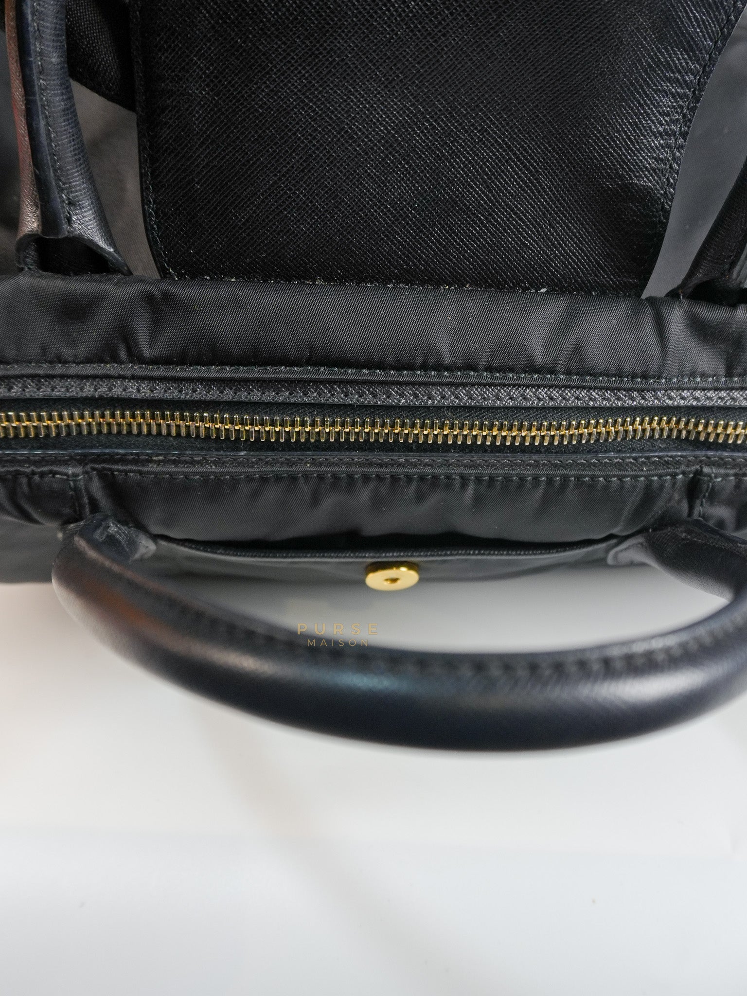 Nylon Tessuto Tote Bag in Black | Purse Maison Luxury Bags Shop