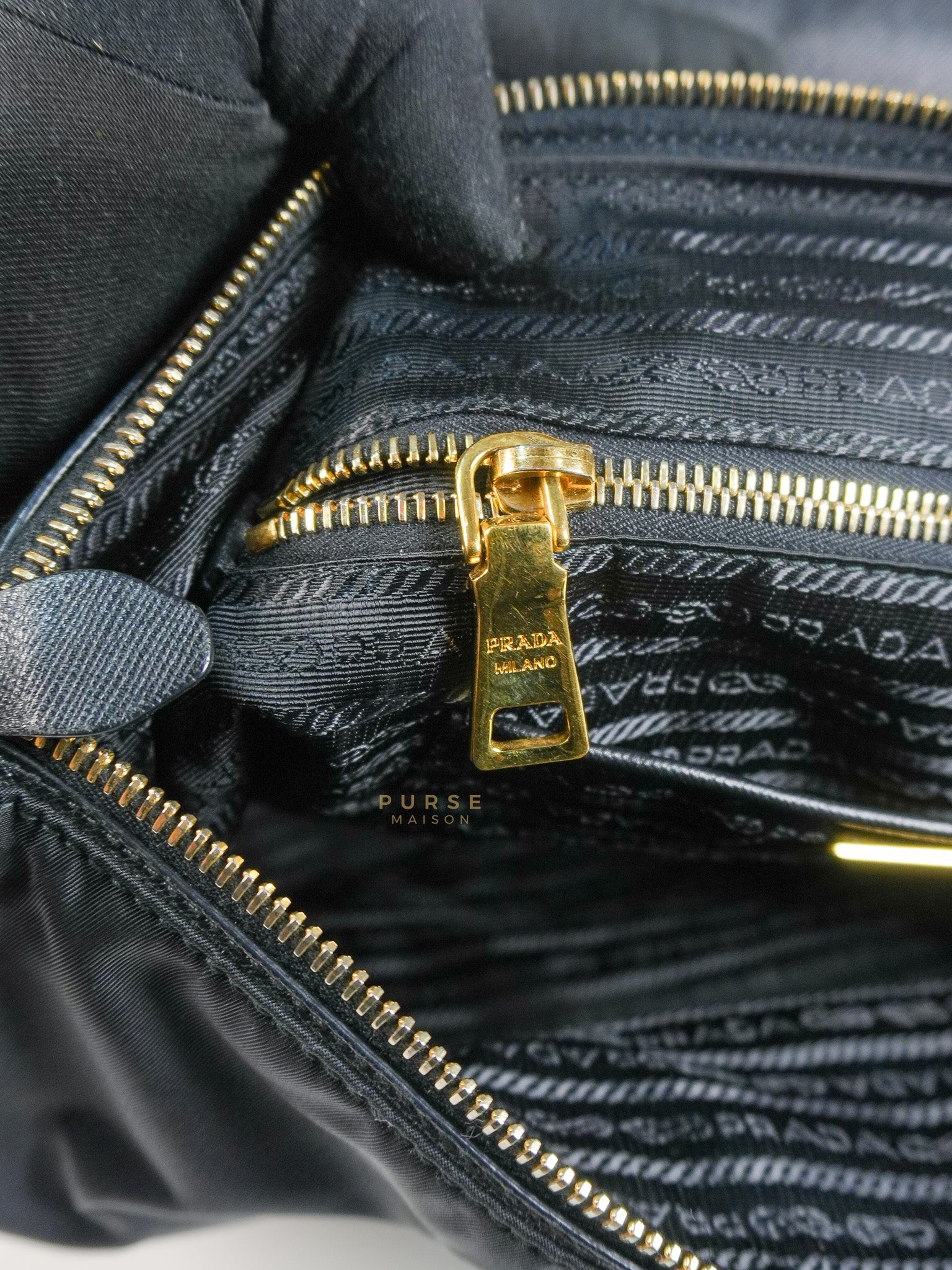 Nylon Tessuto Tote Bag in Black | Purse Maison Luxury Bags Shop