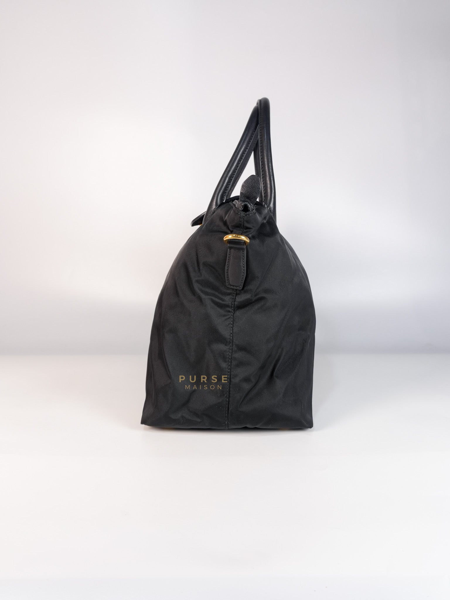 Nylon Tessuto Tote Bag in Black | Purse Maison Luxury Bags Shop