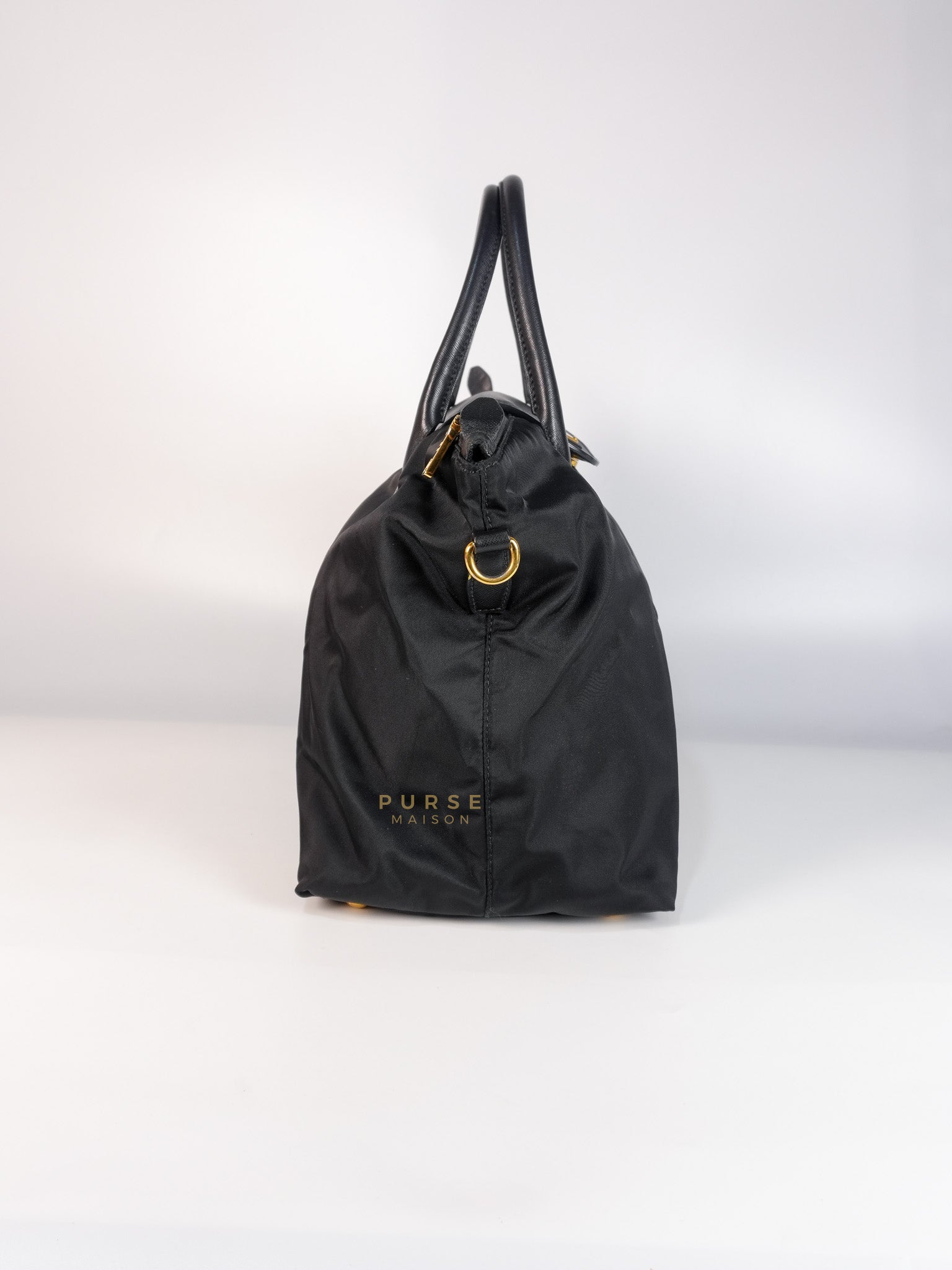 Nylon Tessuto Tote Bag in Black | Purse Maison Luxury Bags Shop