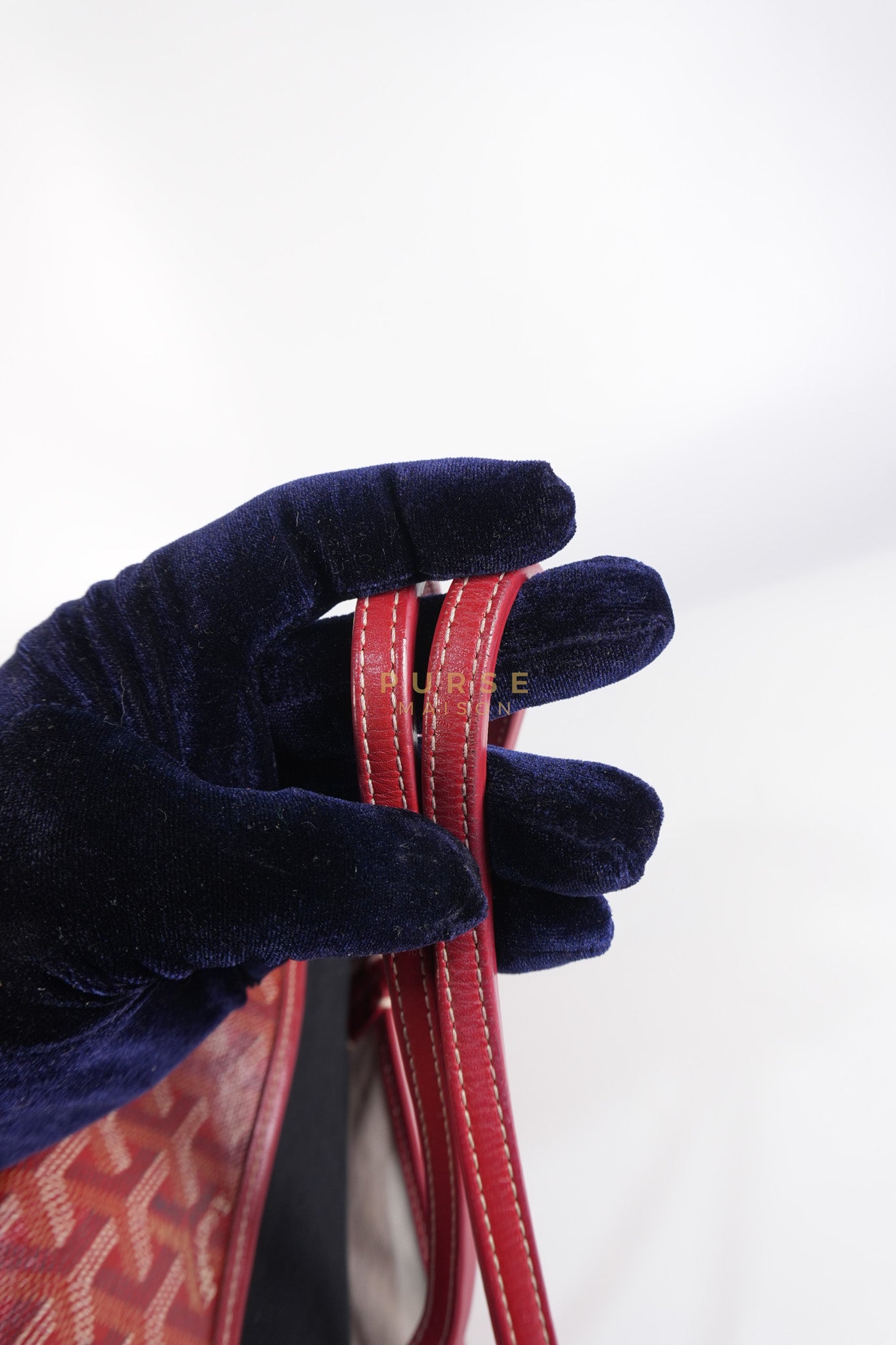 Saint Louis PM Red Goyardine Canvas