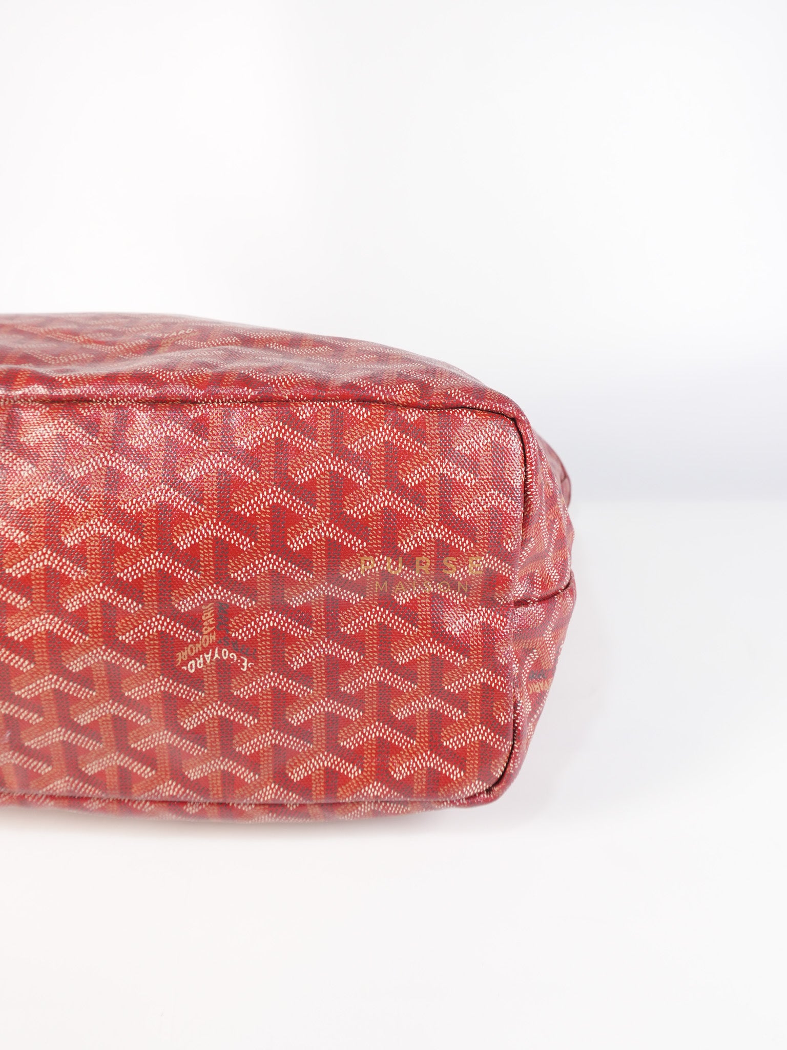 Saint Louis PM Red Goyardine Canvas