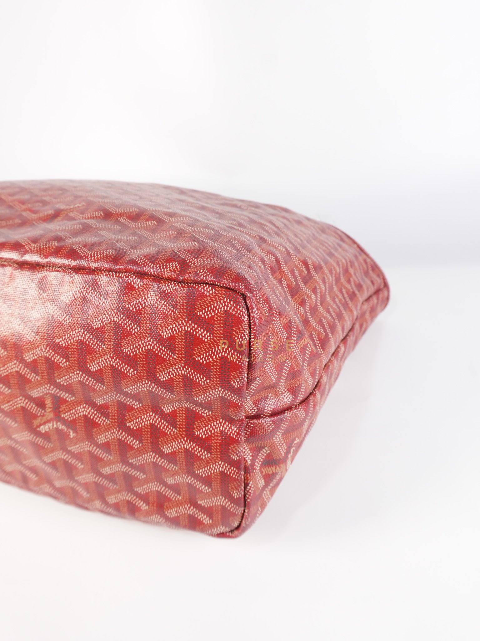 Saint Louis PM Red Goyardine Canvas