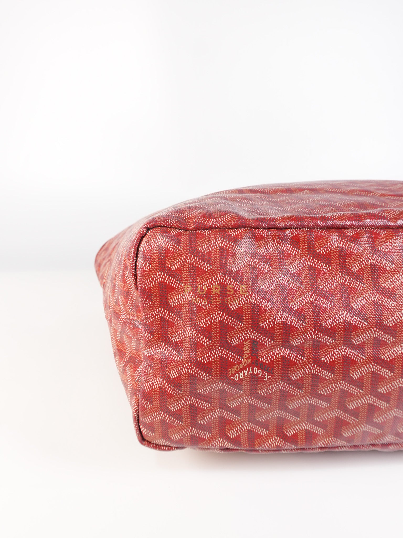 Saint Louis PM Red Goyardine Canvas