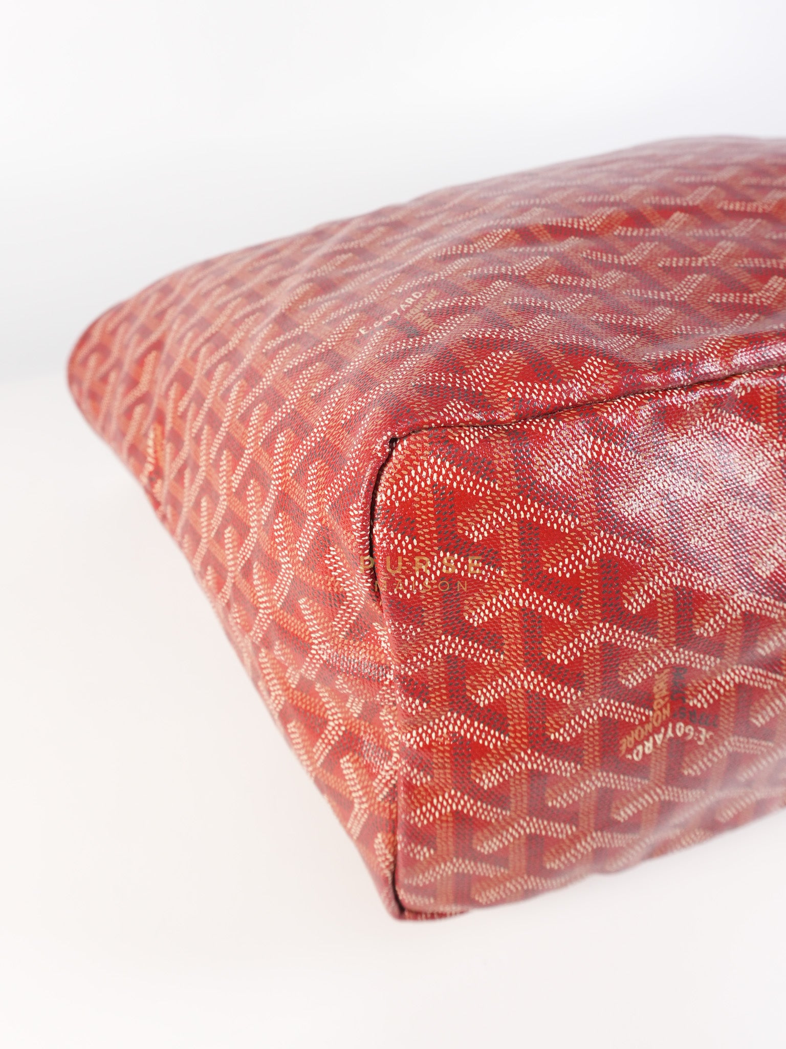 Saint Louis PM Red Goyardine Canvas