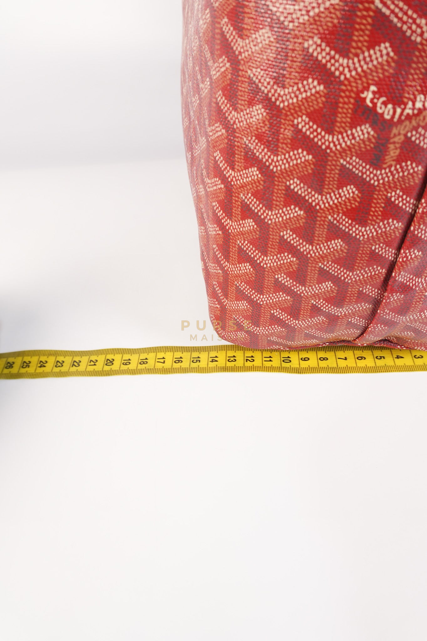 Saint Louis PM Red Goyardine Canvas