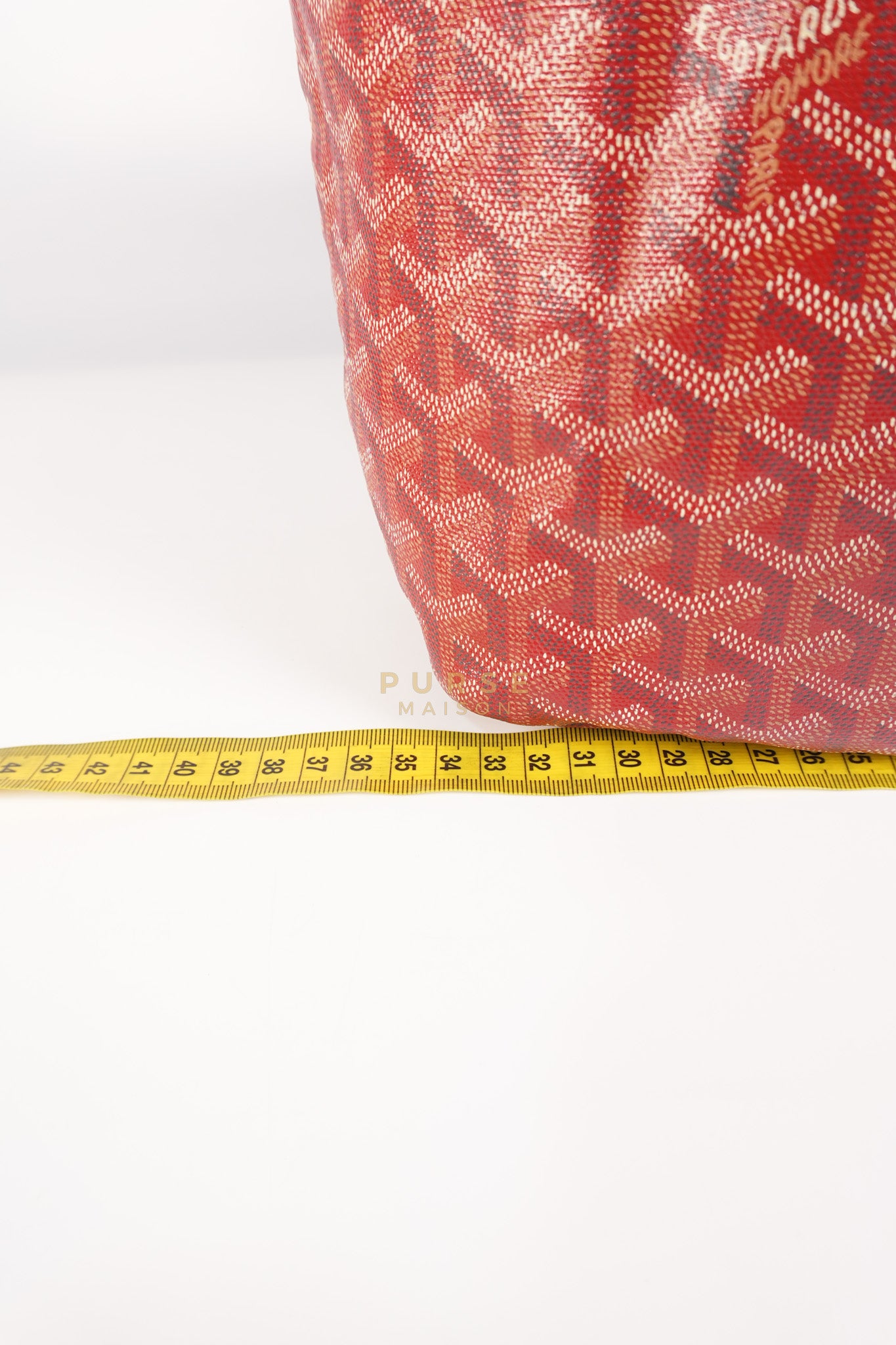 Saint Louis PM Red Goyardine Canvas