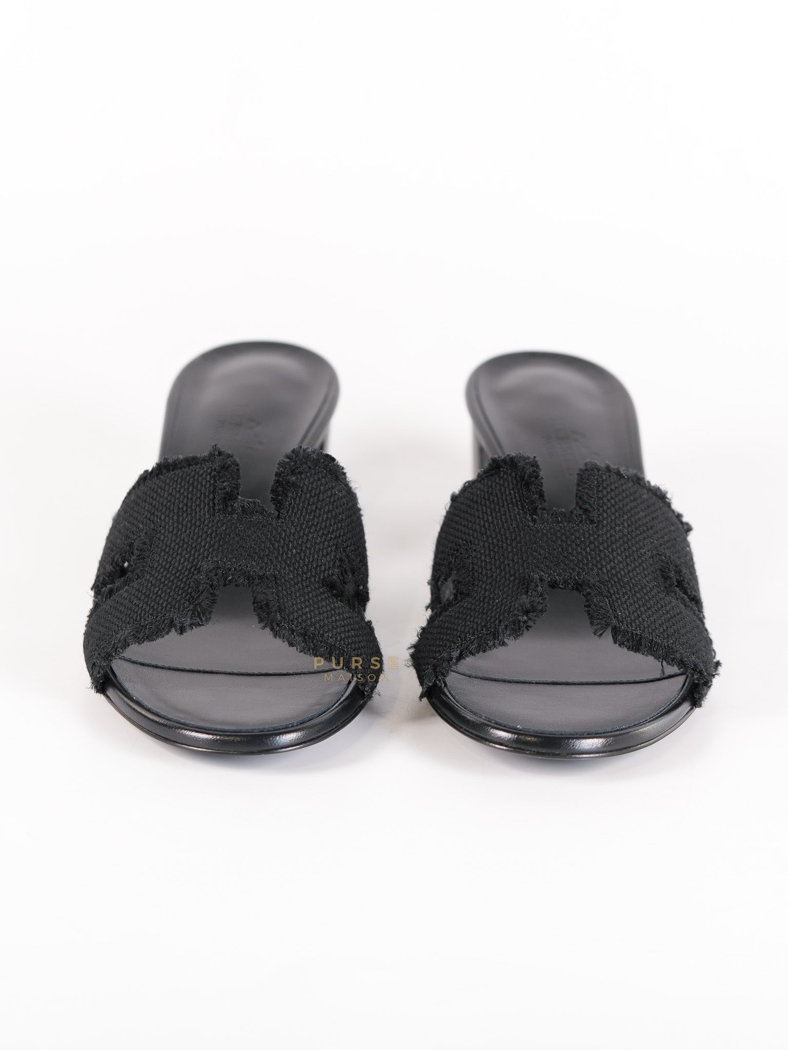 Oasis Sandals in Black Size 37.5 EU (23.5) | Purse Maison Luxury Bags Shop