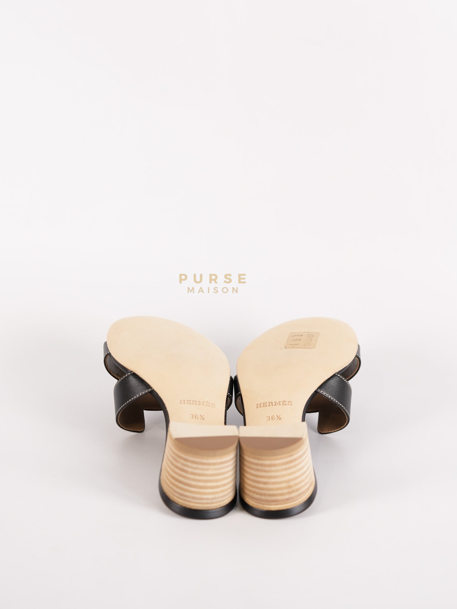 Oasis Sandals in Black Size 36.5 EU (22.5cm) | Purse Maison Luxury Bags Shop