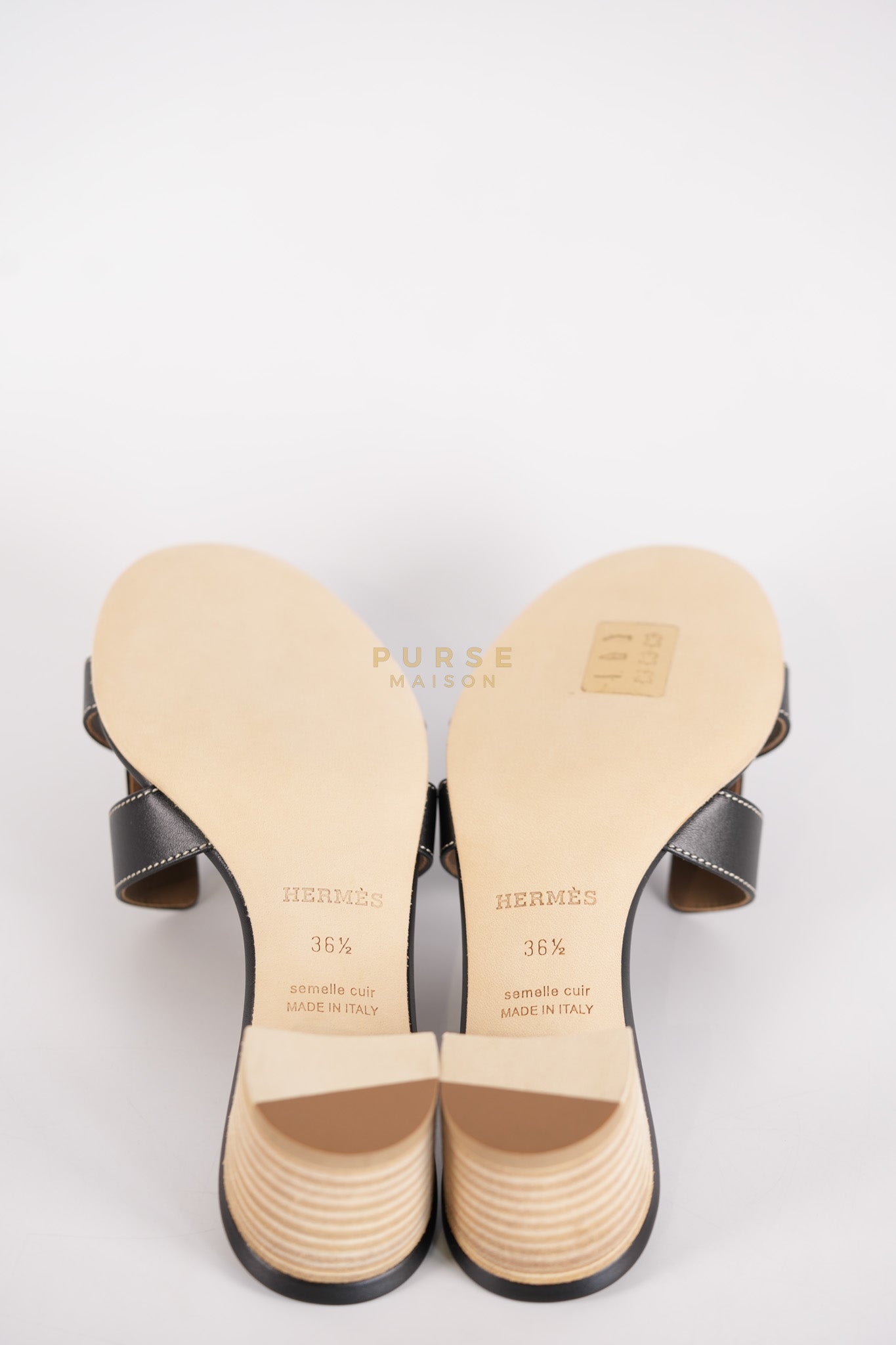 Oasis Sandals in Black Size 36.5 EU (22.5cm) | Purse Maison Luxury Bags Shop