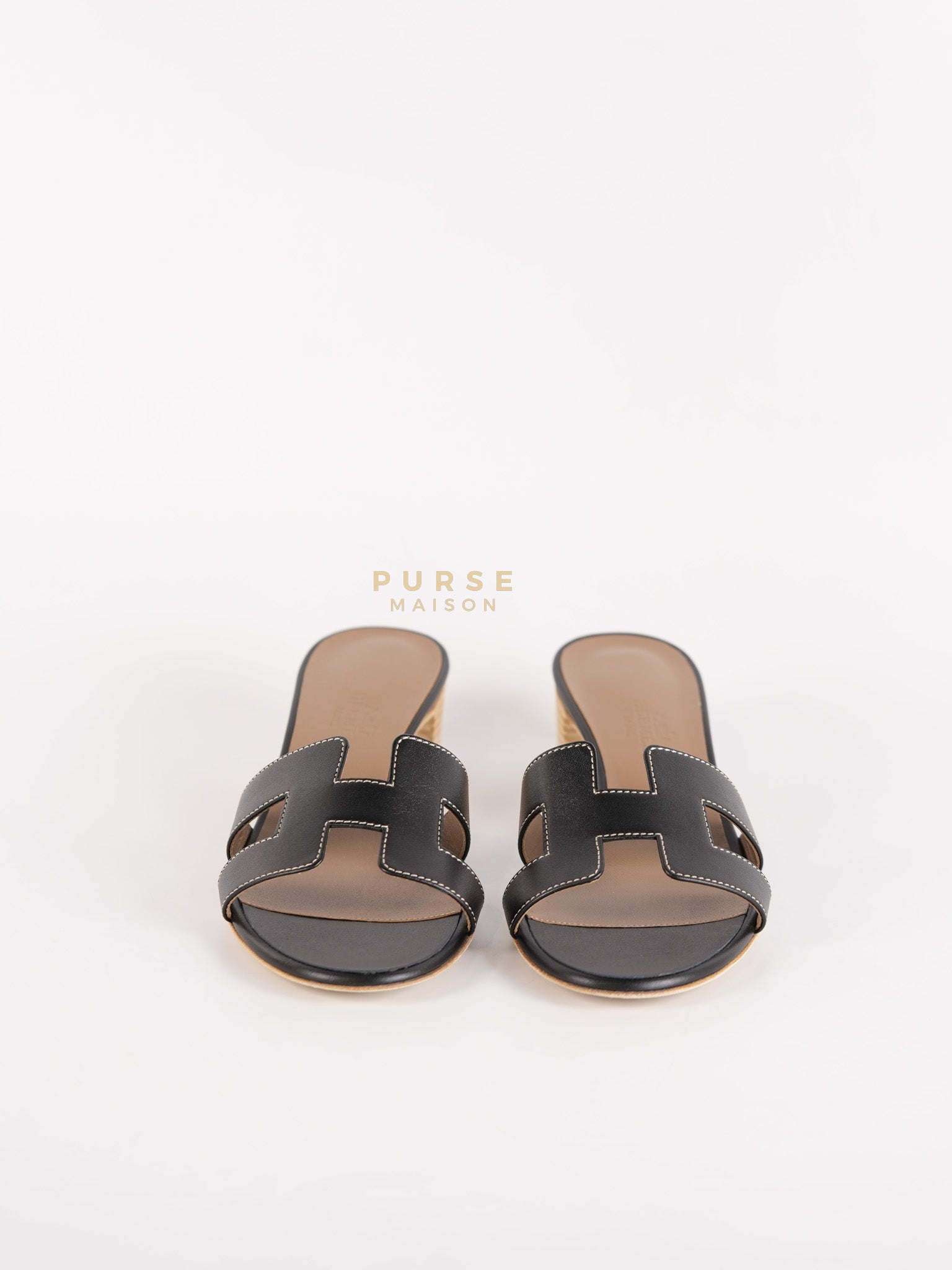 Oasis Sandals in Black Size 36.5 EU (22.5cm) | Purse Maison Luxury Bags Shop