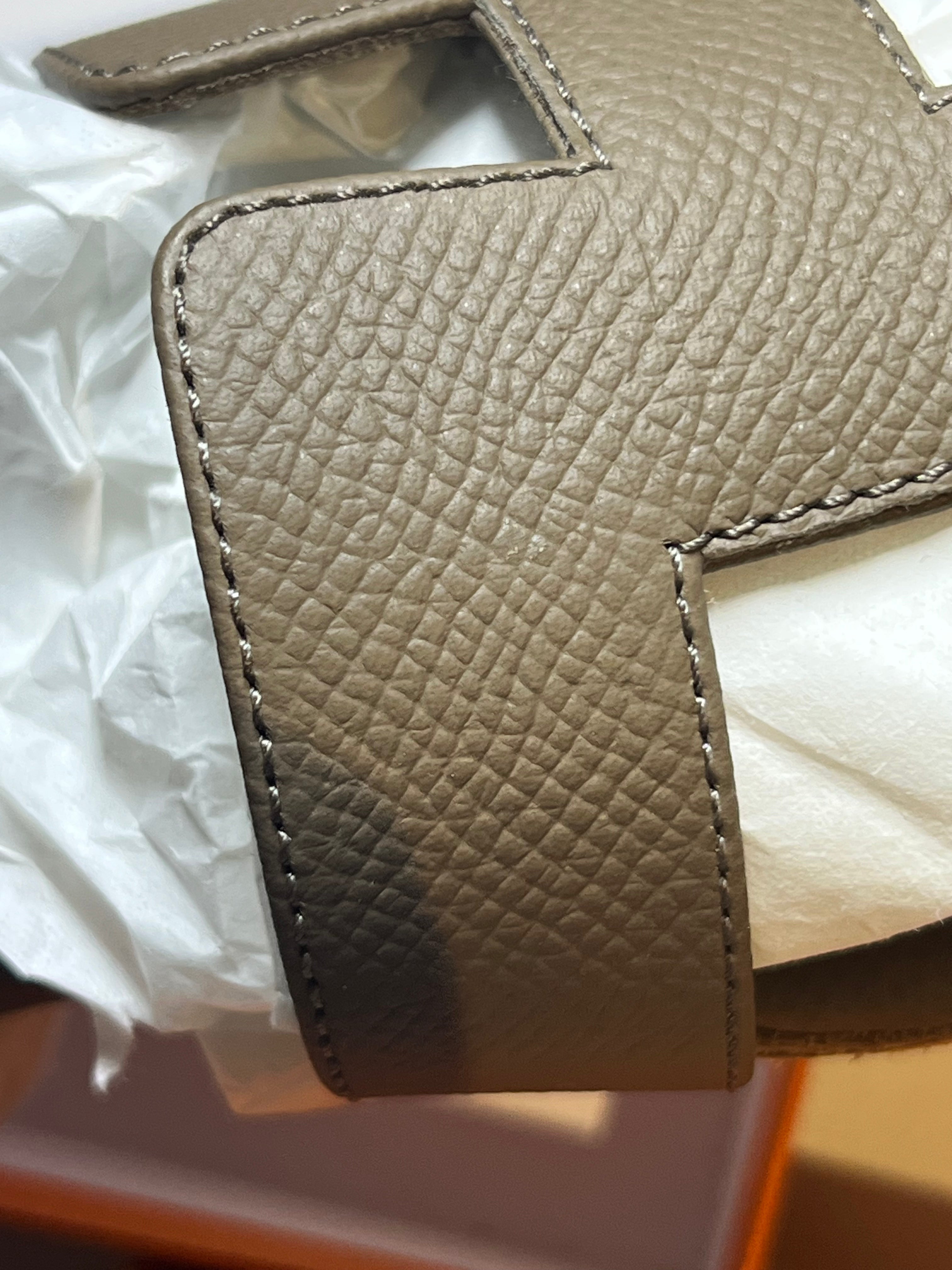 Oasis Sandals in Etoupe Leather Size 38(24.5cm) | Purse Maison Luxury Bags Shop