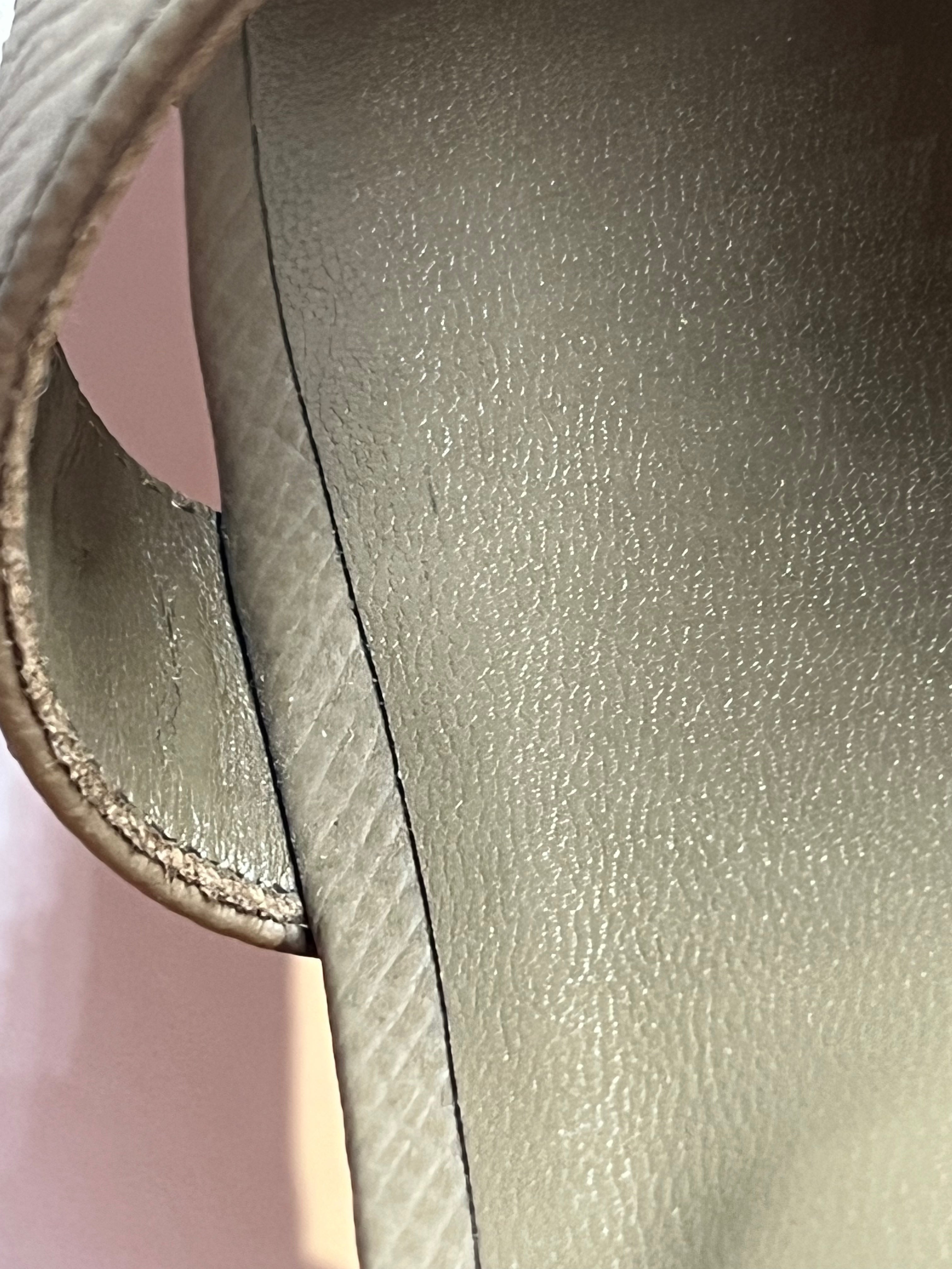 Oasis Sandals in Etoupe Leather Size 38(24.5cm) | Purse Maison Luxury Bags Shop