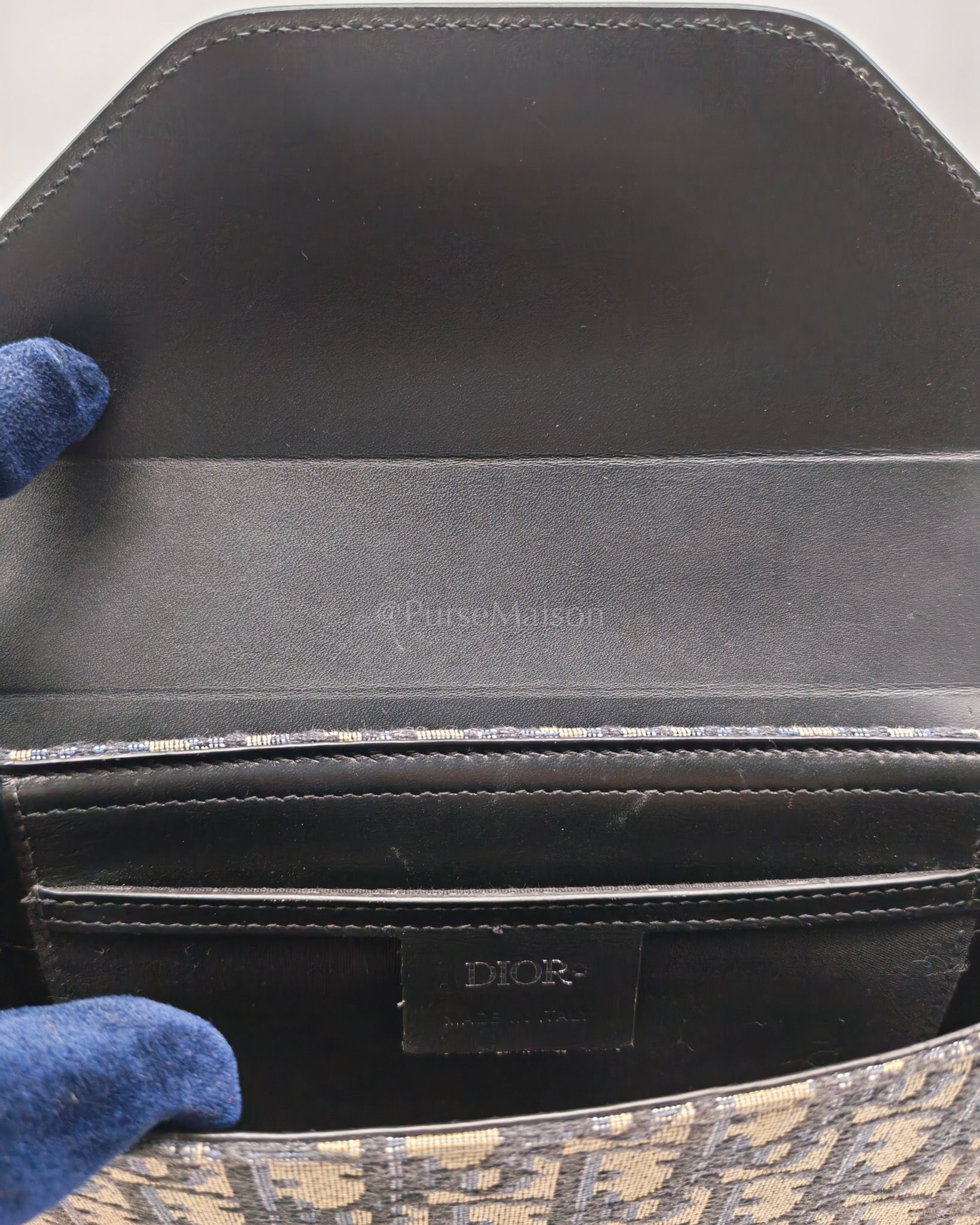 Oblique Jacquard Clasp Lock Messenger Bag | Purse Maison Luxury Bags Shop