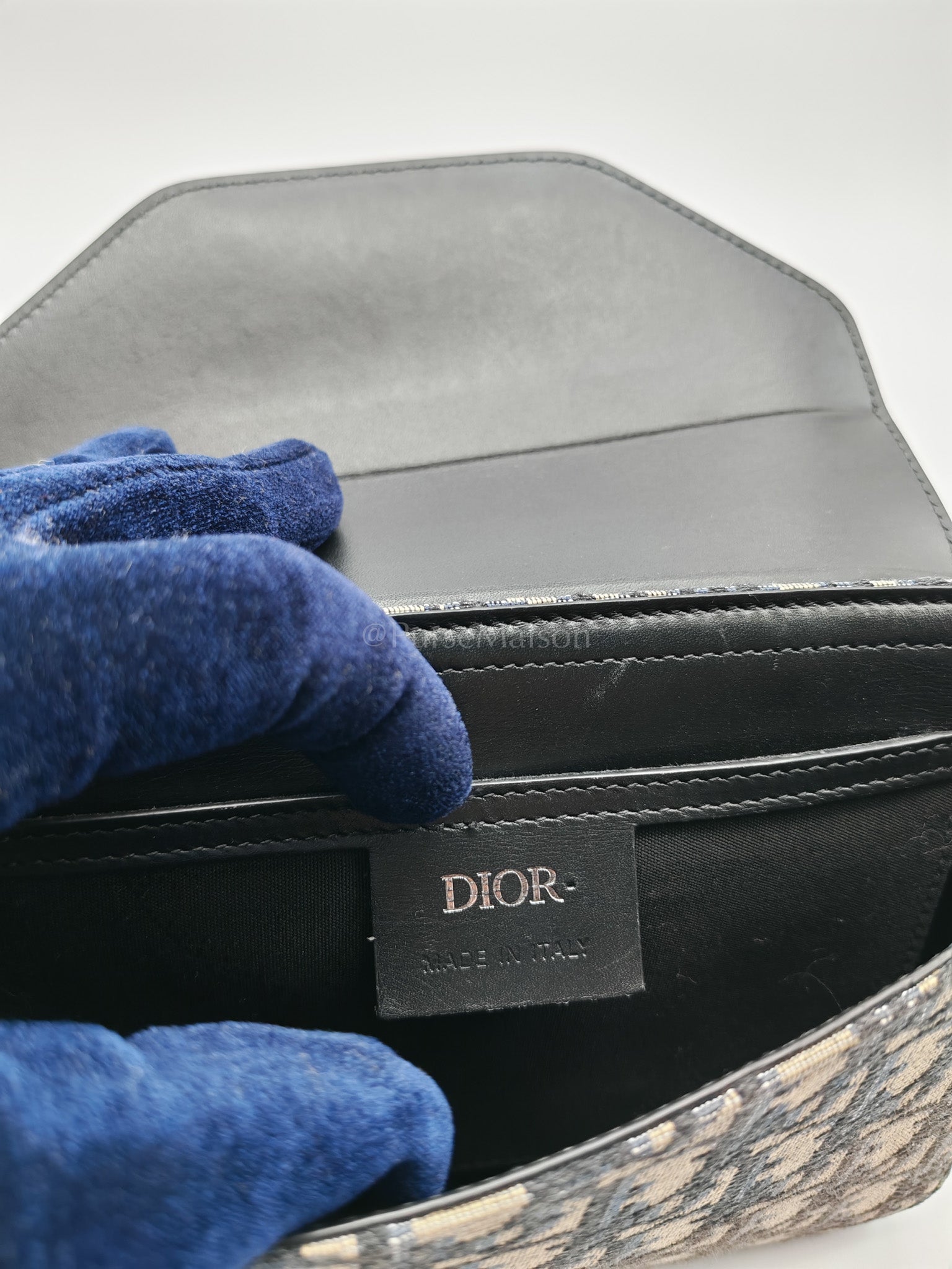 Oblique Jacquard Clasp Lock Messenger Bag | Purse Maison Luxury Bags Shop