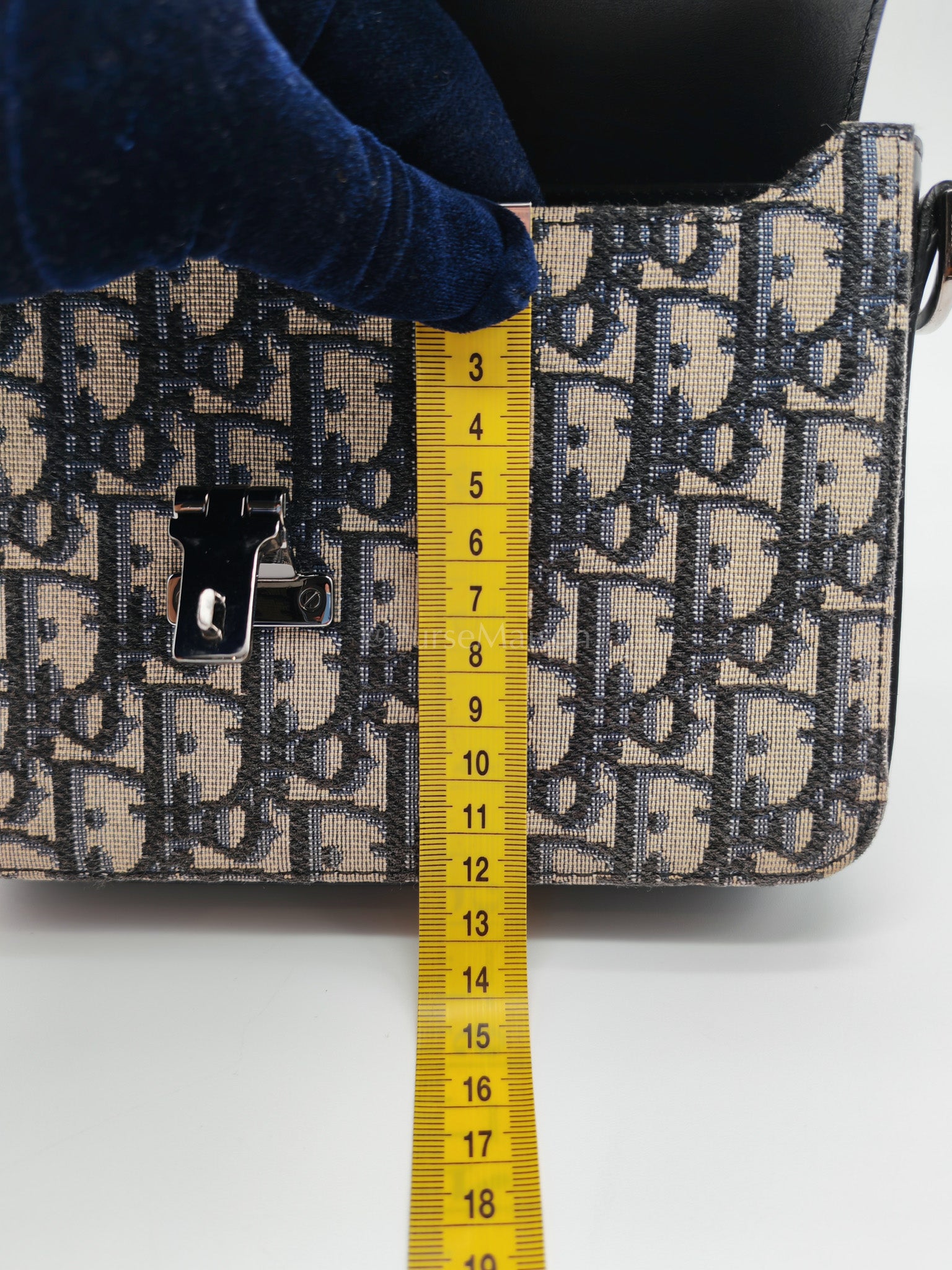 Oblique Jacquard Clasp Lock Messenger Bag | Purse Maison Luxury Bags Shop