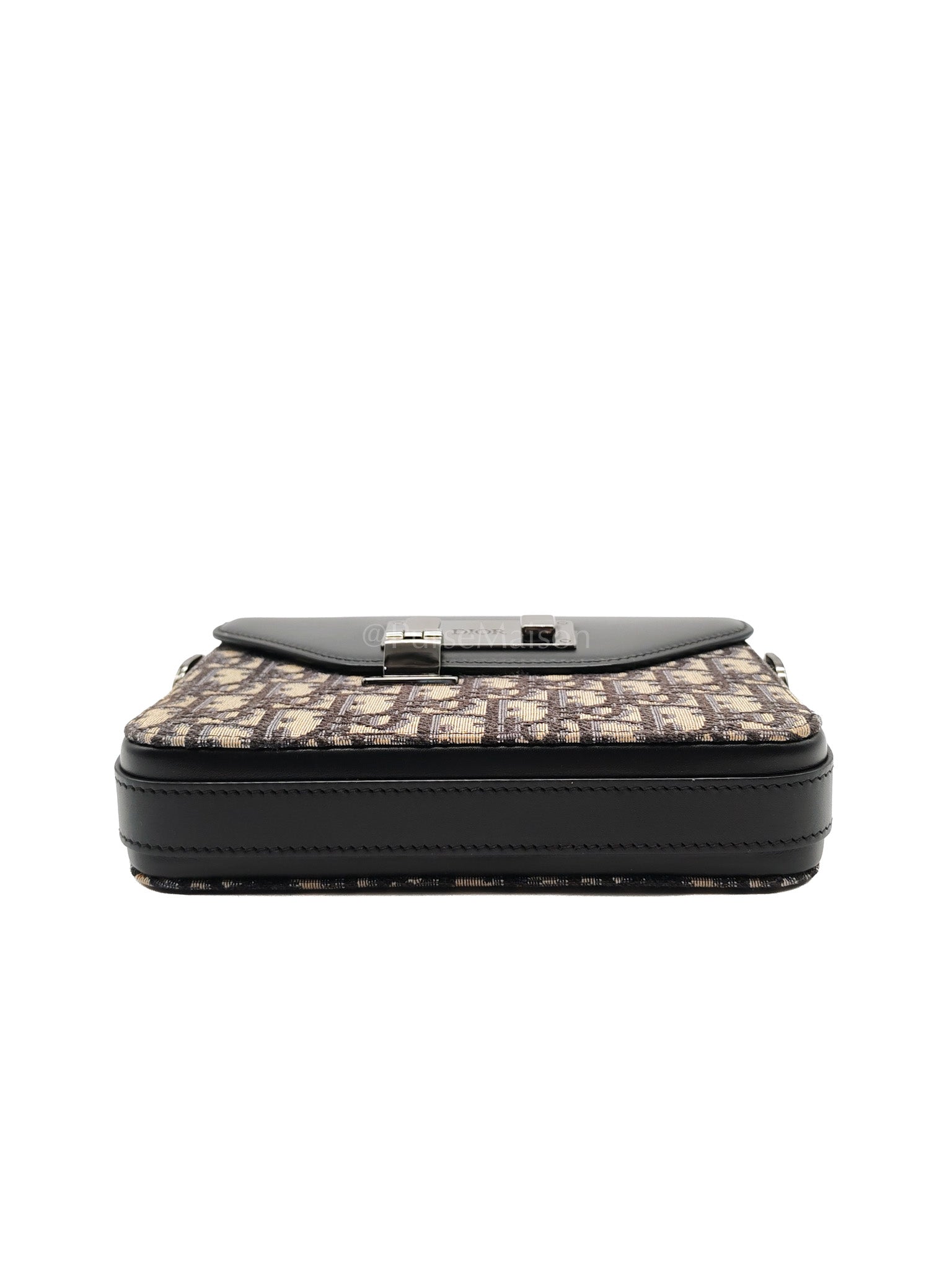 Oblique Jacquard Clasp Lock Messenger Bag | Purse Maison Luxury Bags Shop