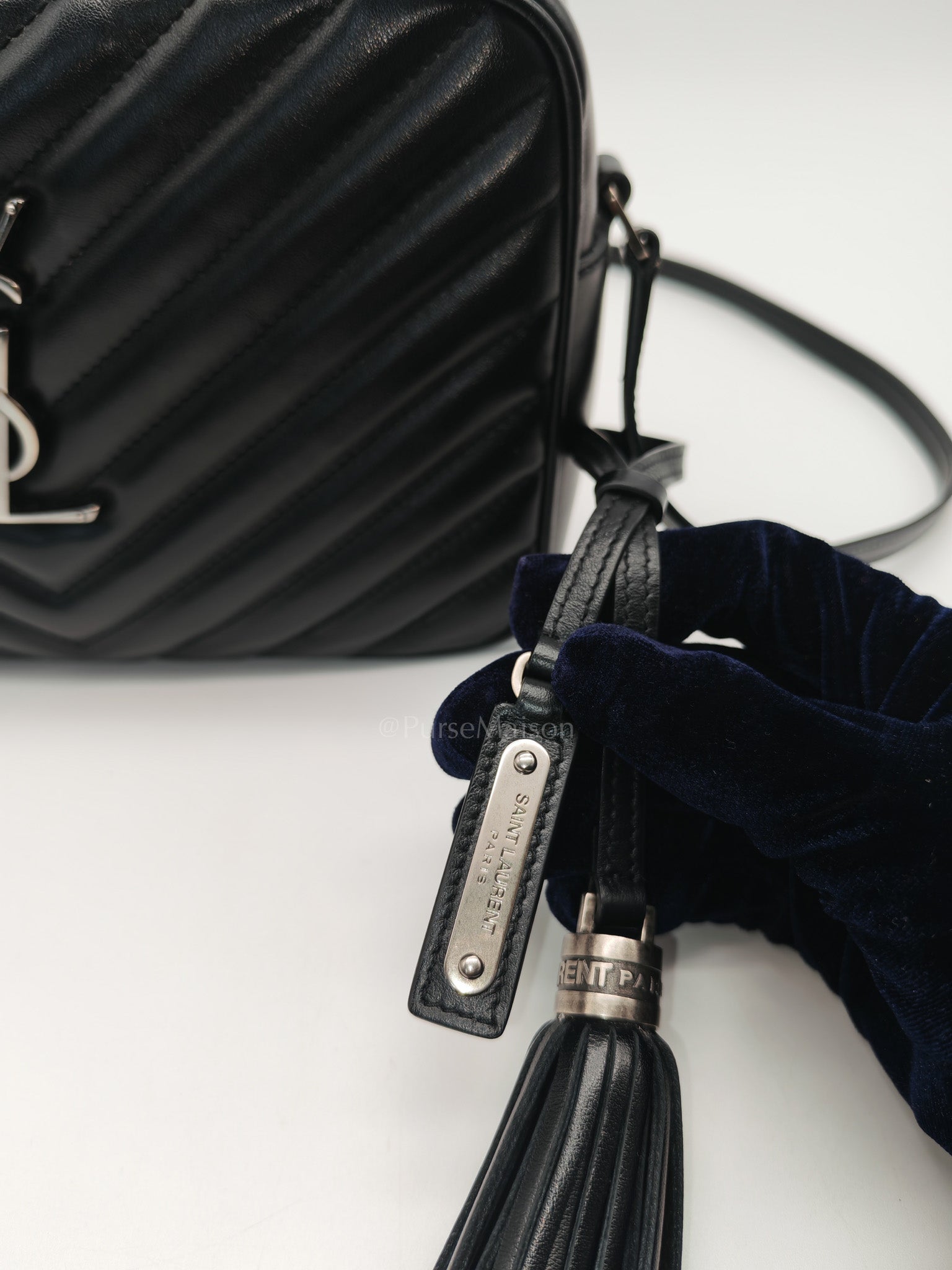 Saint Laurent Lou Camera bag in Black