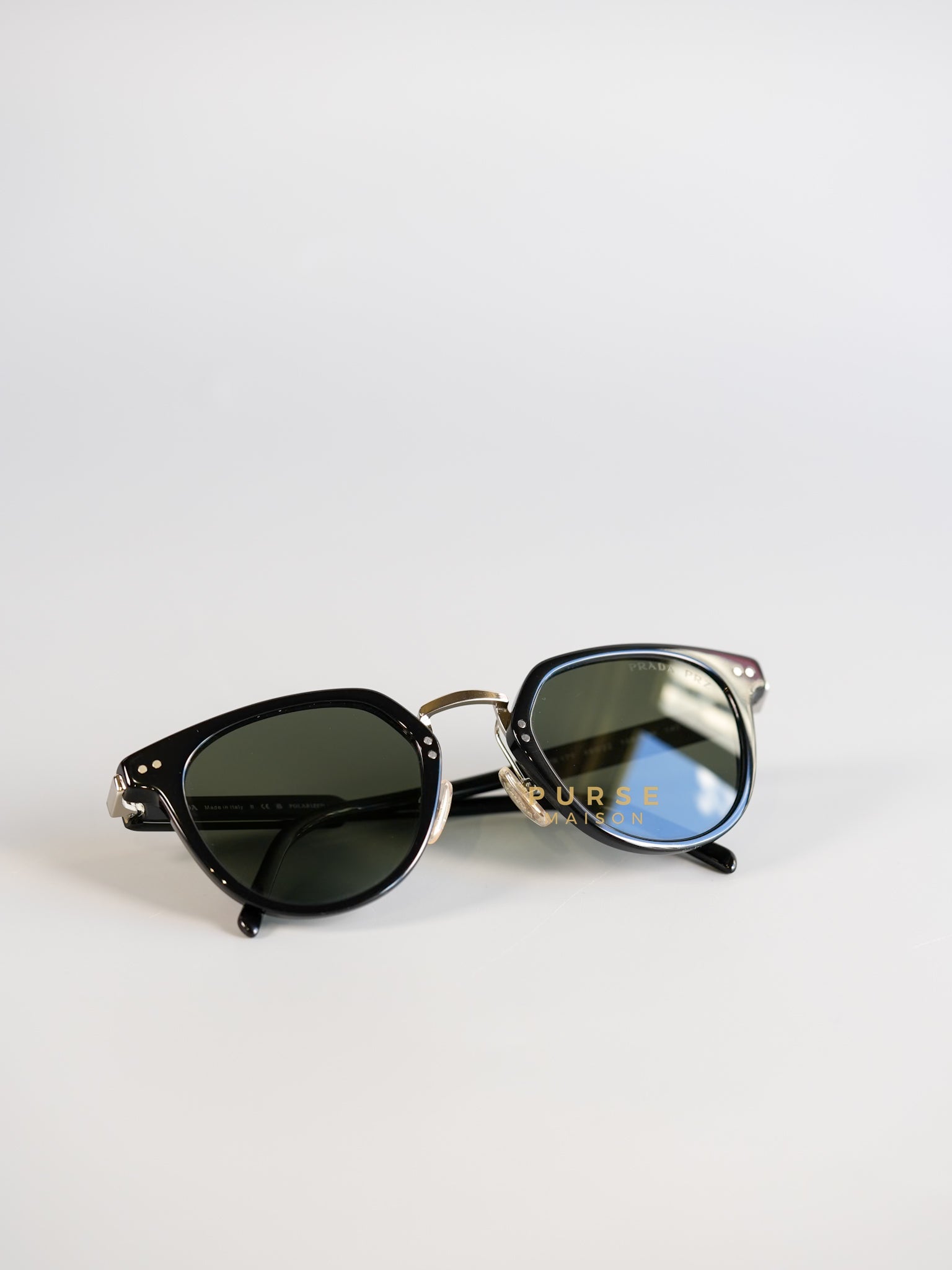 Occhiali Da Sole Frames (SPR-17Y) in Black Sunglasses | Purse Maison Luxury Bags Shop