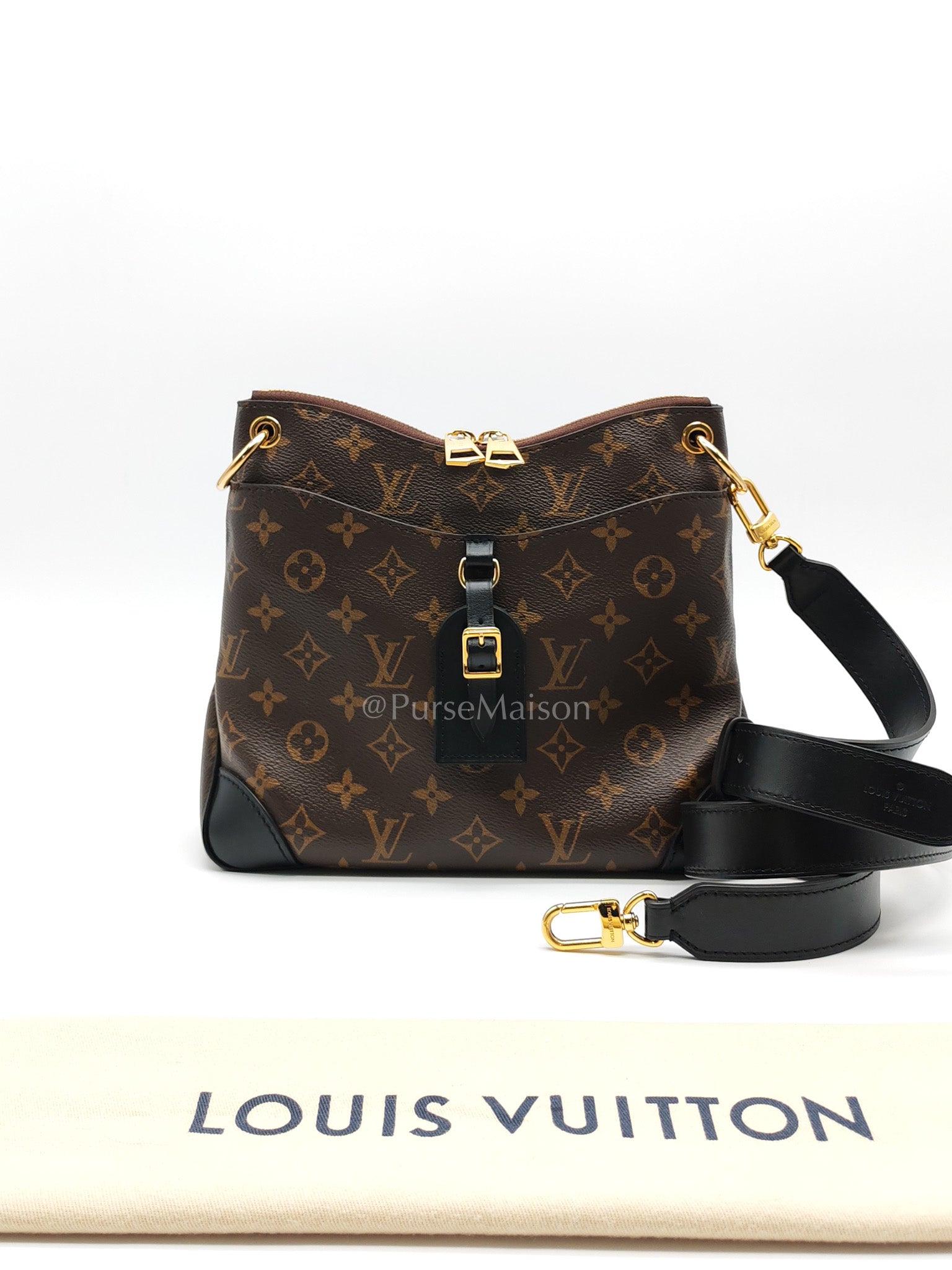 Odeon PM Monogram Canvas Shoulder Bag (Date Code: FL0221) | Purse Maison Luxury Bags Shop