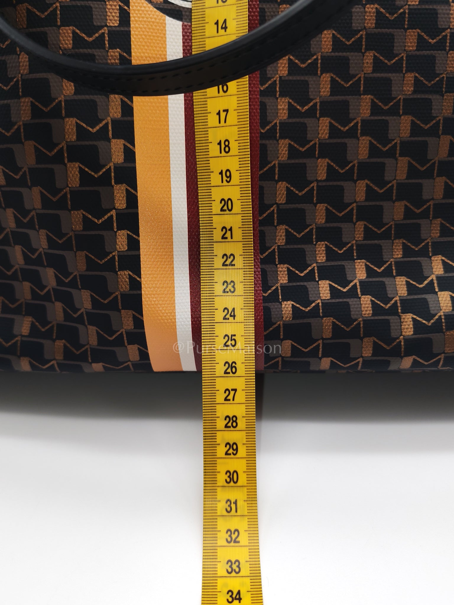 Oh! Ruban Canvas Tote Bag Black | Purse Maison Luxury Bags Shop