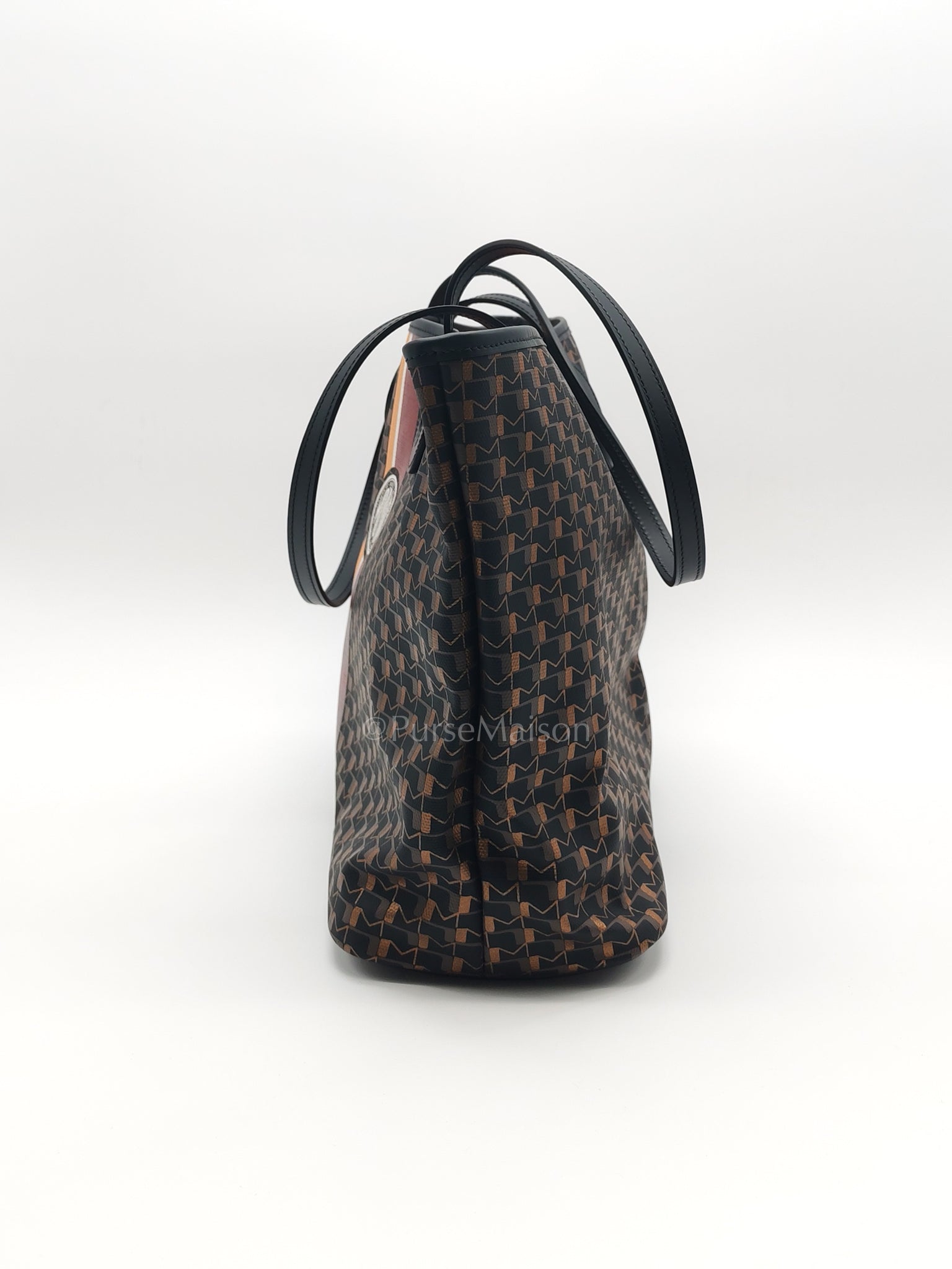 Oh! Ruban Canvas Tote Bag Black | Purse Maison Luxury Bags Shop