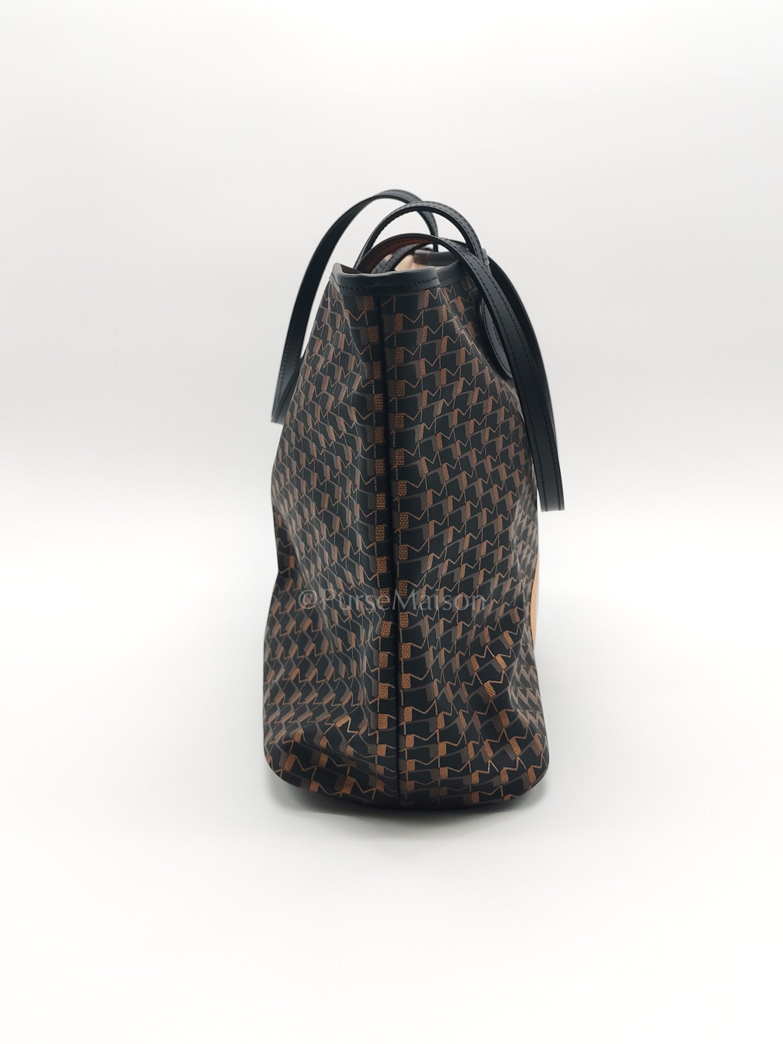 Oh! Ruban Canvas Tote Bag Black | Purse Maison Luxury Bags Shop