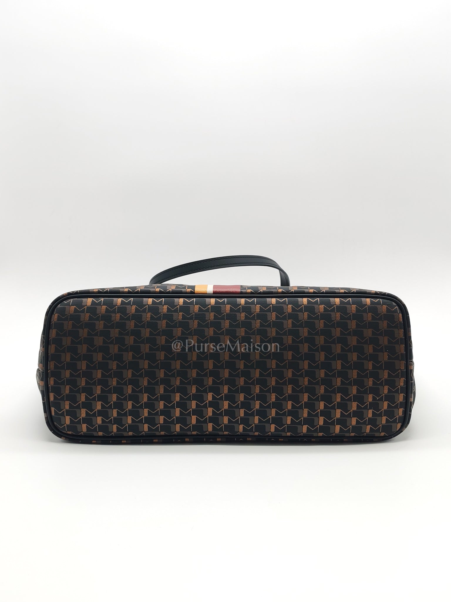 Oh! Ruban Canvas Tote Bag Black | Purse Maison Luxury Bags Shop