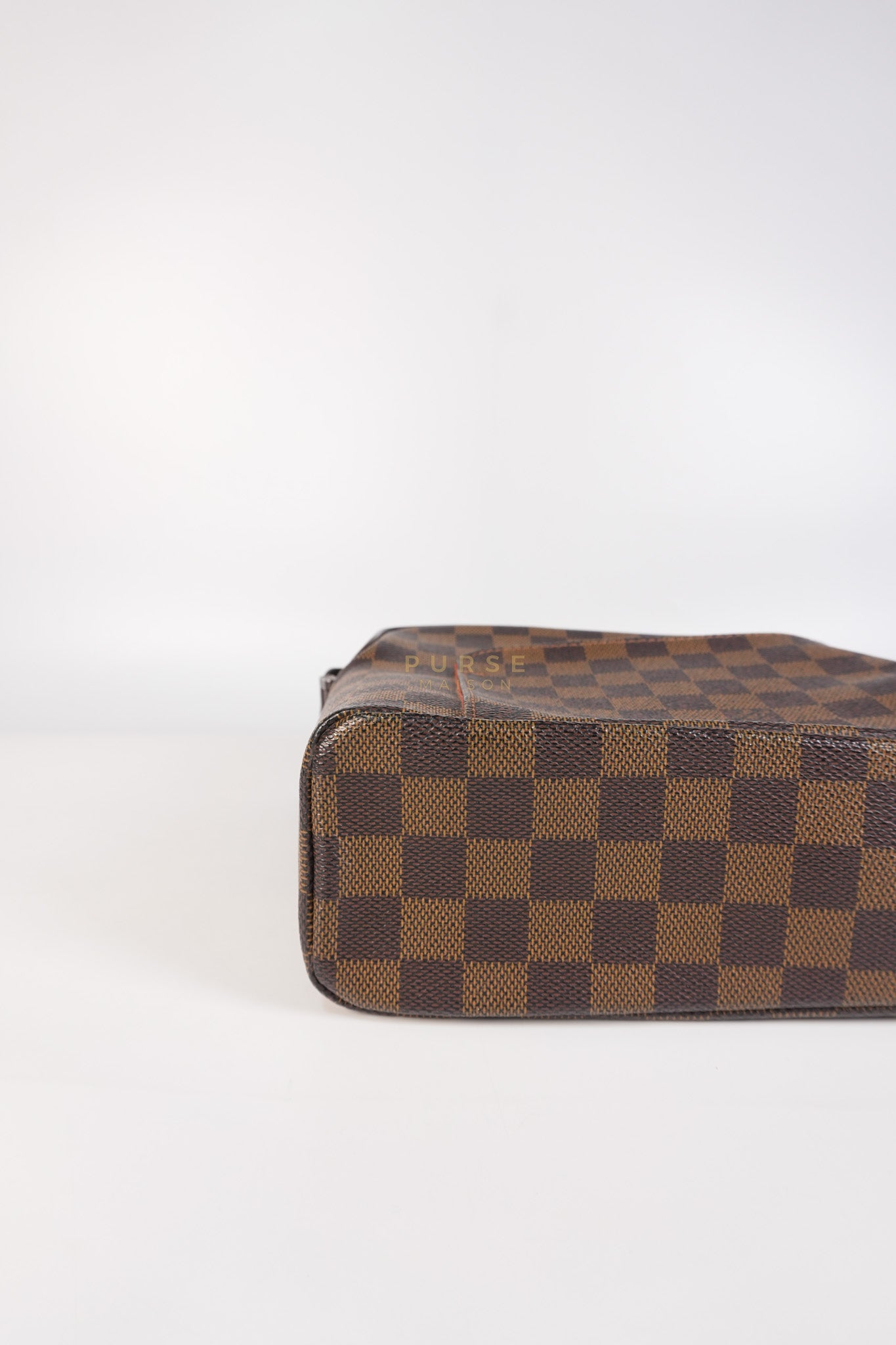 Olav PM Messenger Bag Damier Ebene Canvas | Purse Maison Luxury Bags Shop