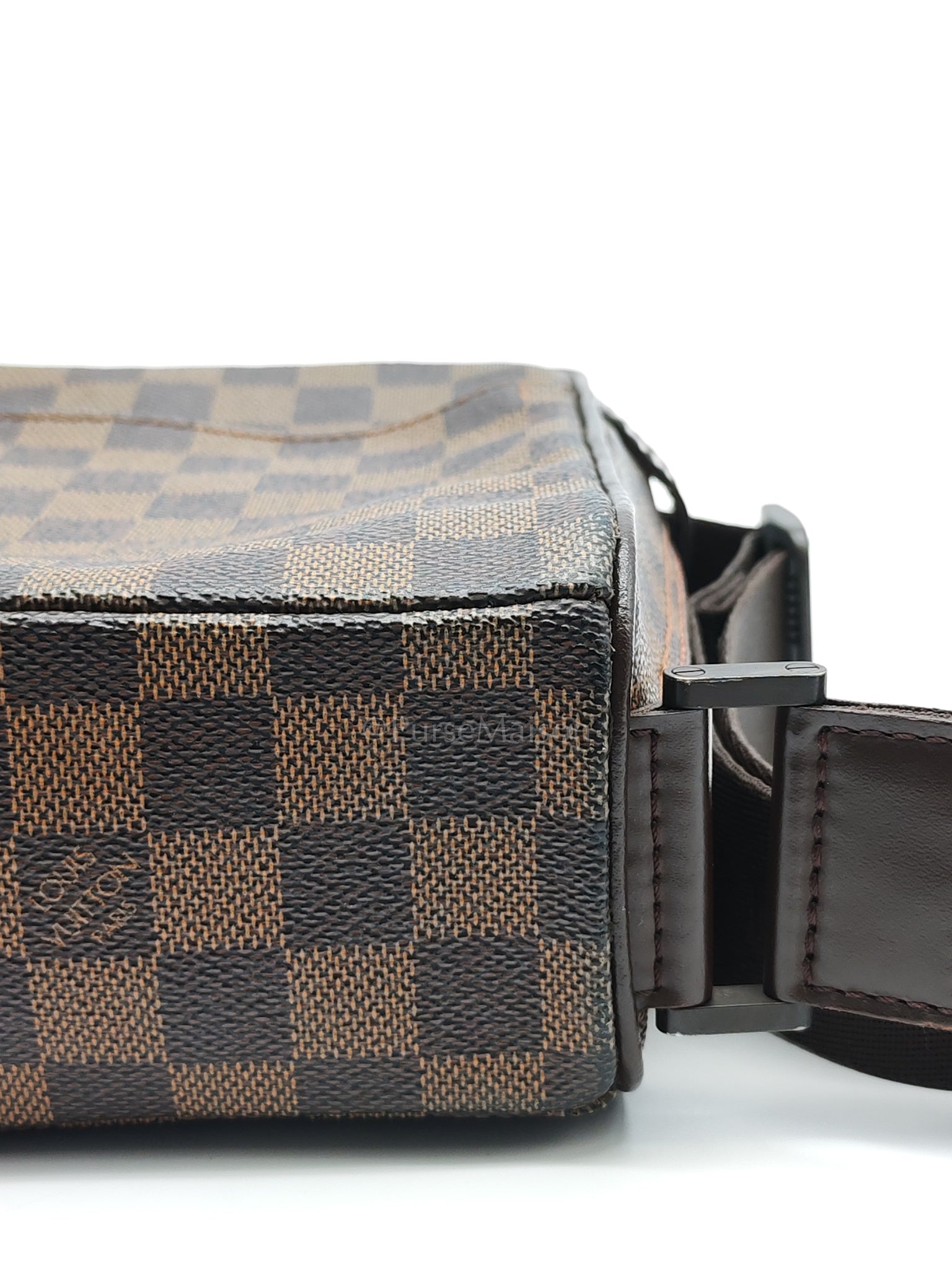 Olav Vintage Messenger Bag in Damier Ebene Canvas (Date Code: MI0024) | Purse Maison Luxury Bags Shop