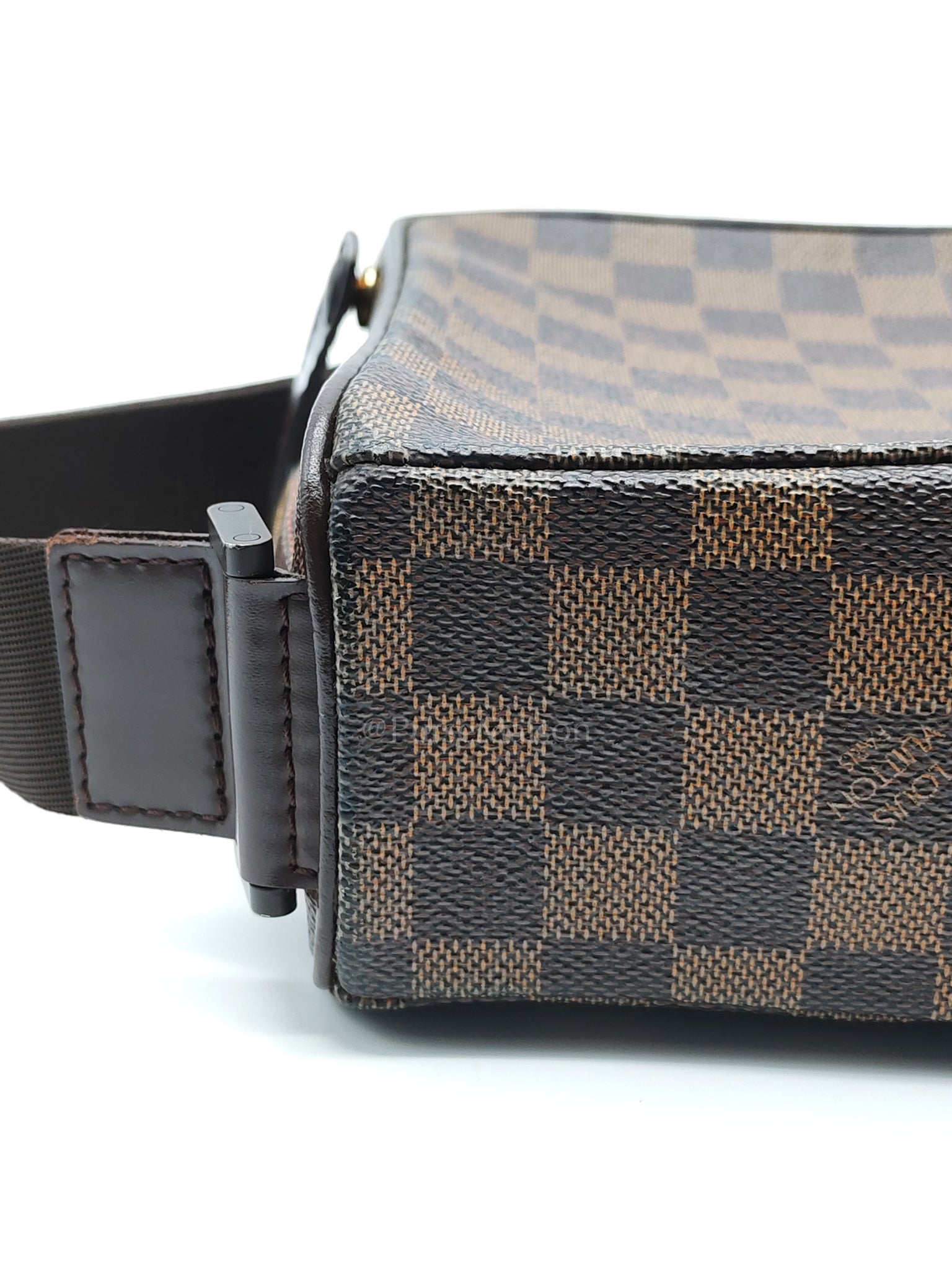 Olav Vintage Messenger Bag in Damier Ebene Canvas (Date Code: MI0024) | Purse Maison Luxury Bags Shop